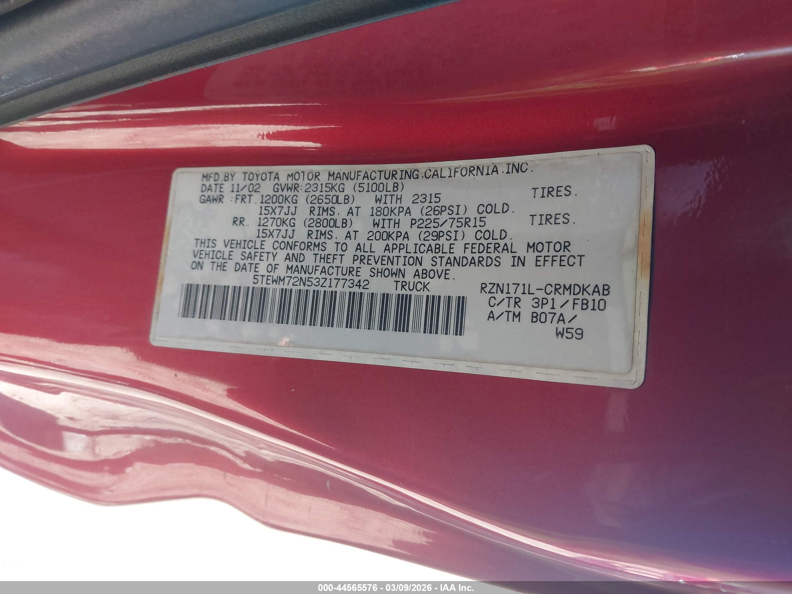 TOYOTA TACOMA image 9