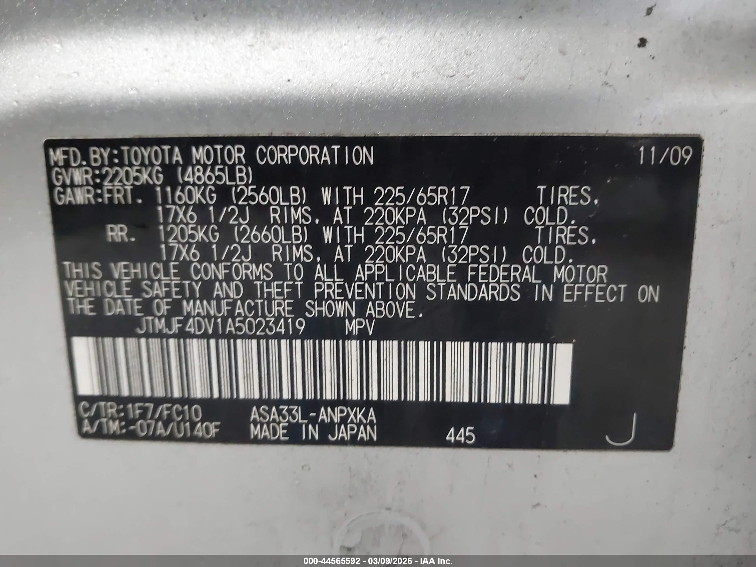 TOYOTA RAV4 image 9