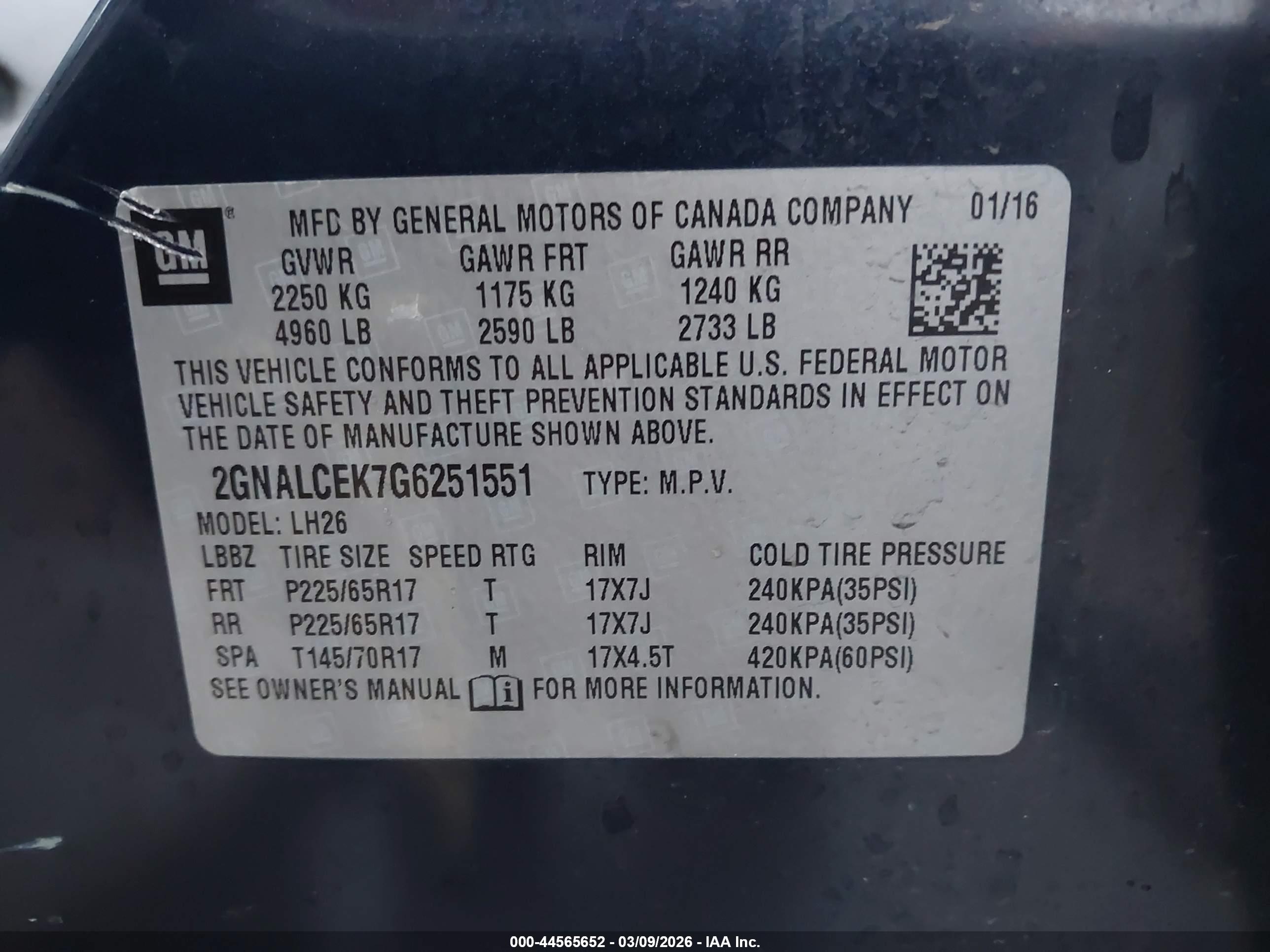 CHEVROLET EQUINOX image 9
