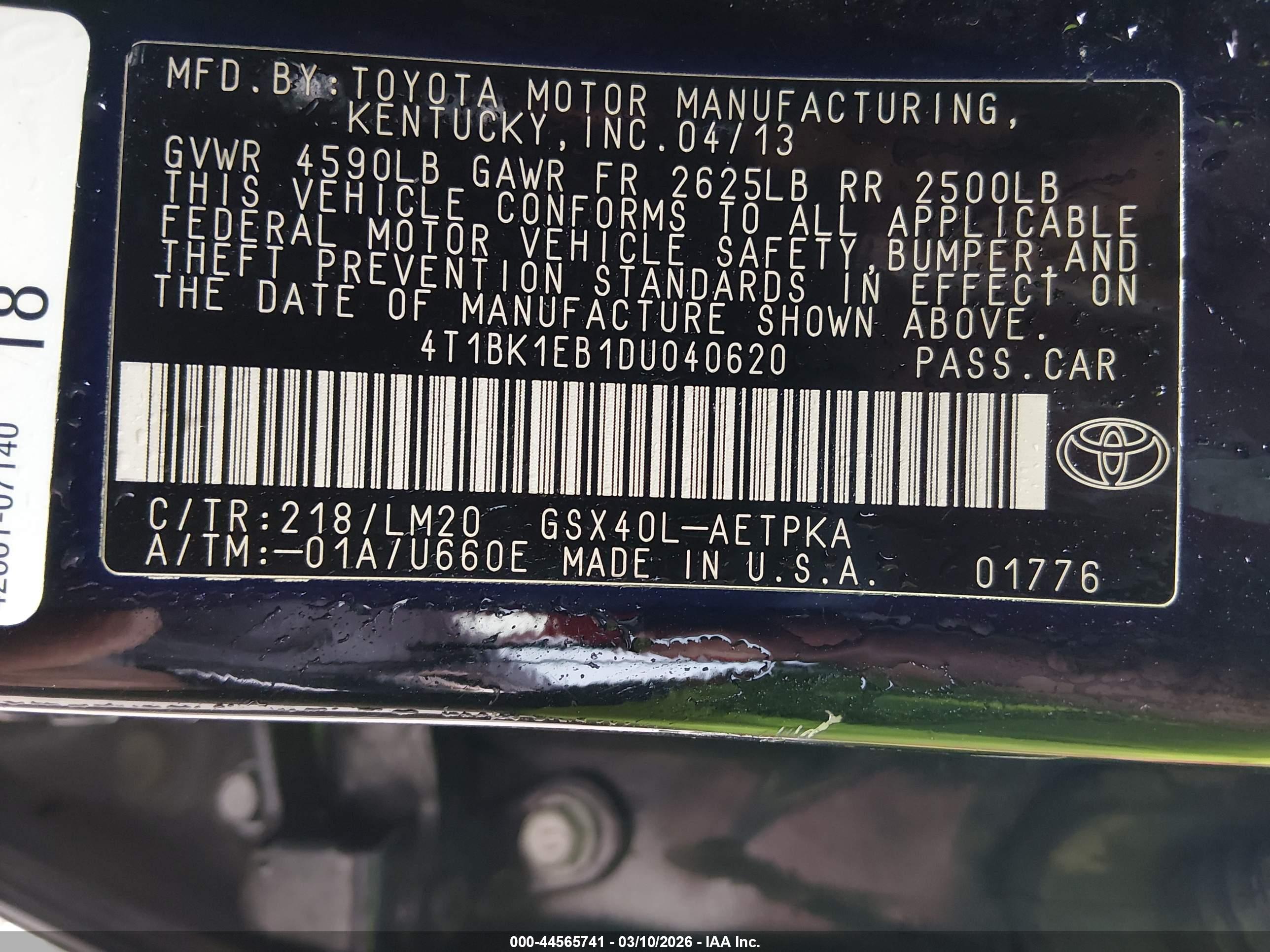 TOYOTA AVALON image 9