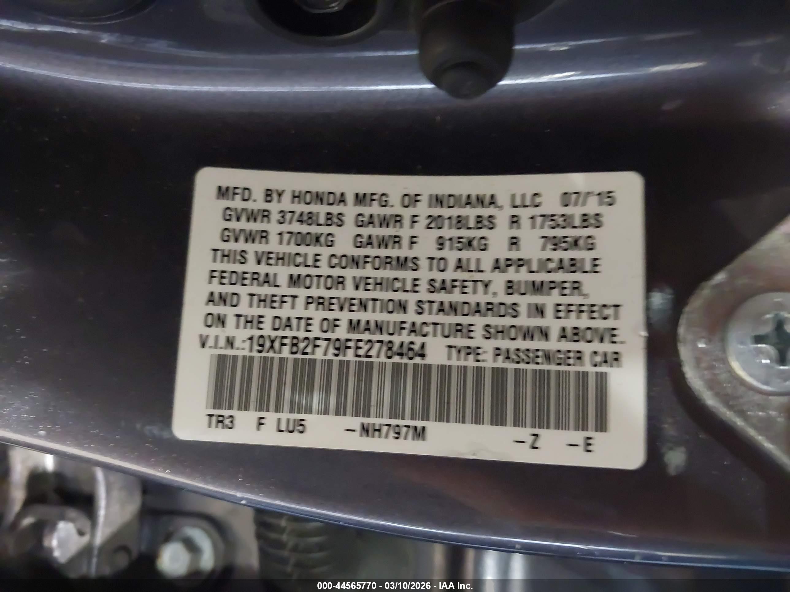 HONDA CIVIC image 9
