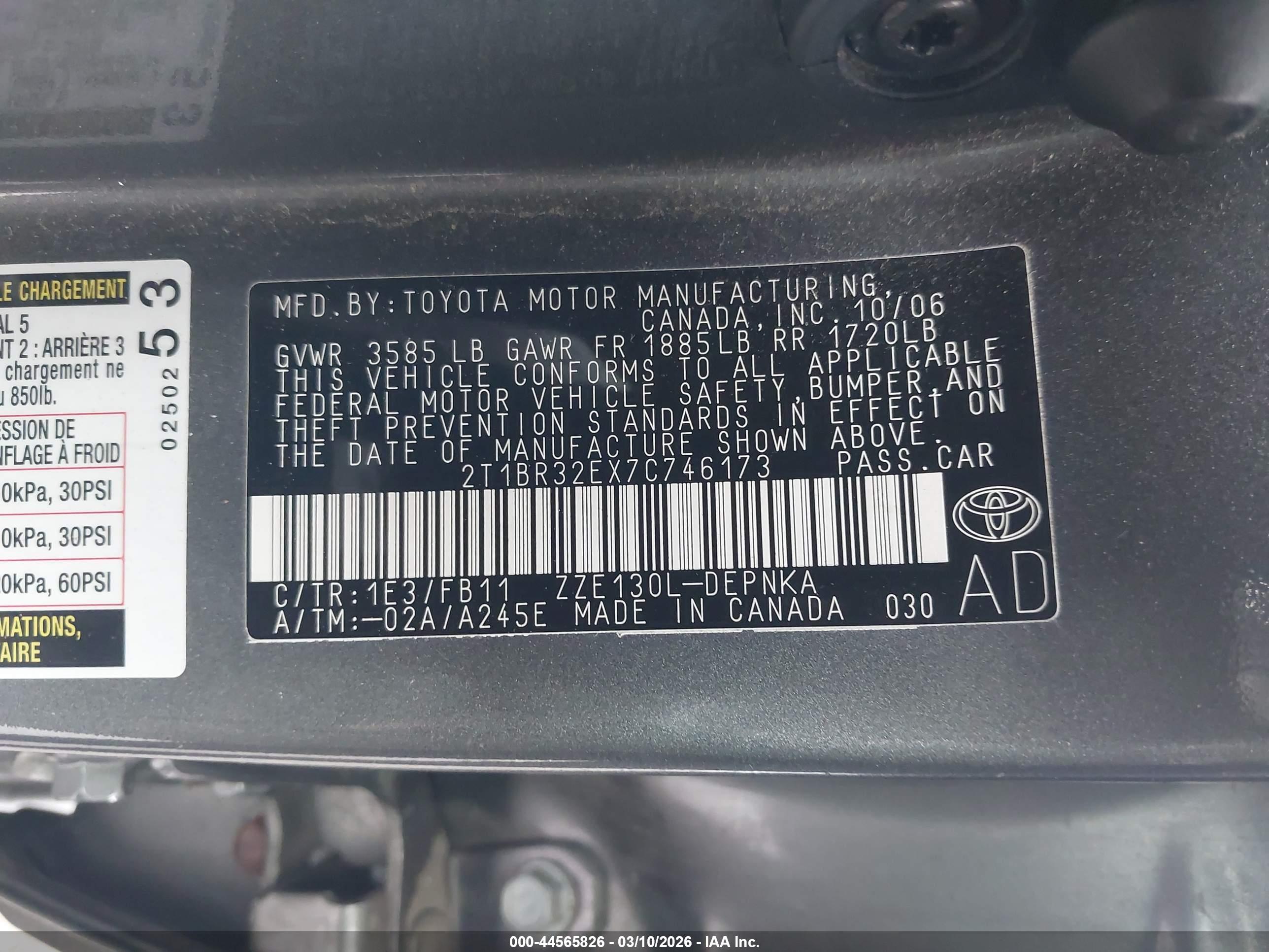 TOYOTA COROLLA image 9