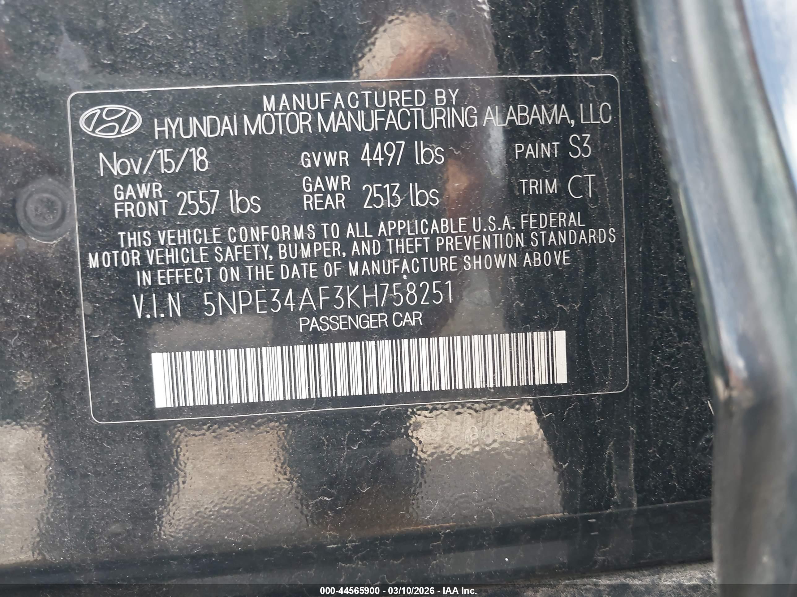 HYUNDAI SONATA image 9