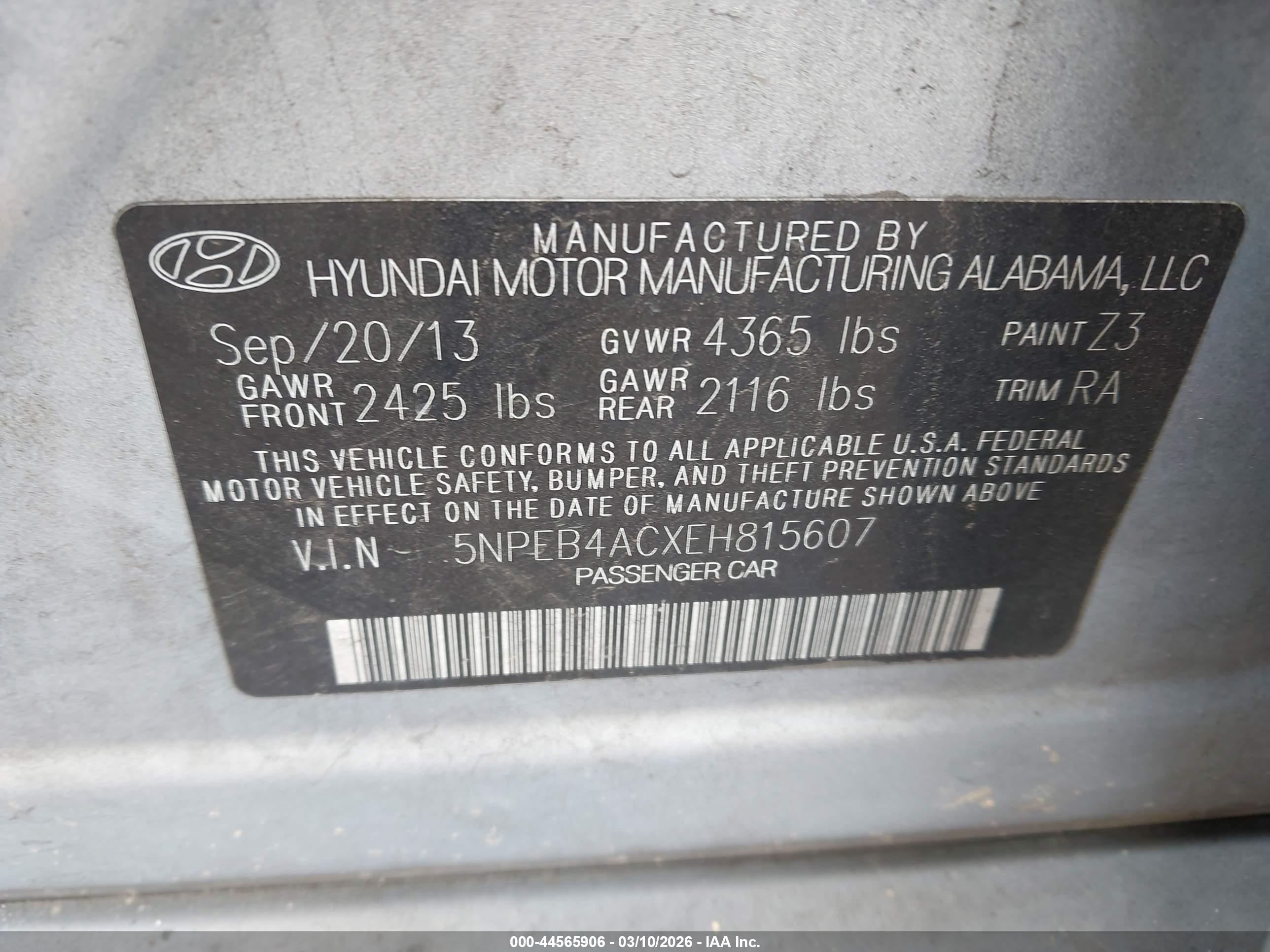 HYUNDAI SONATA image 9