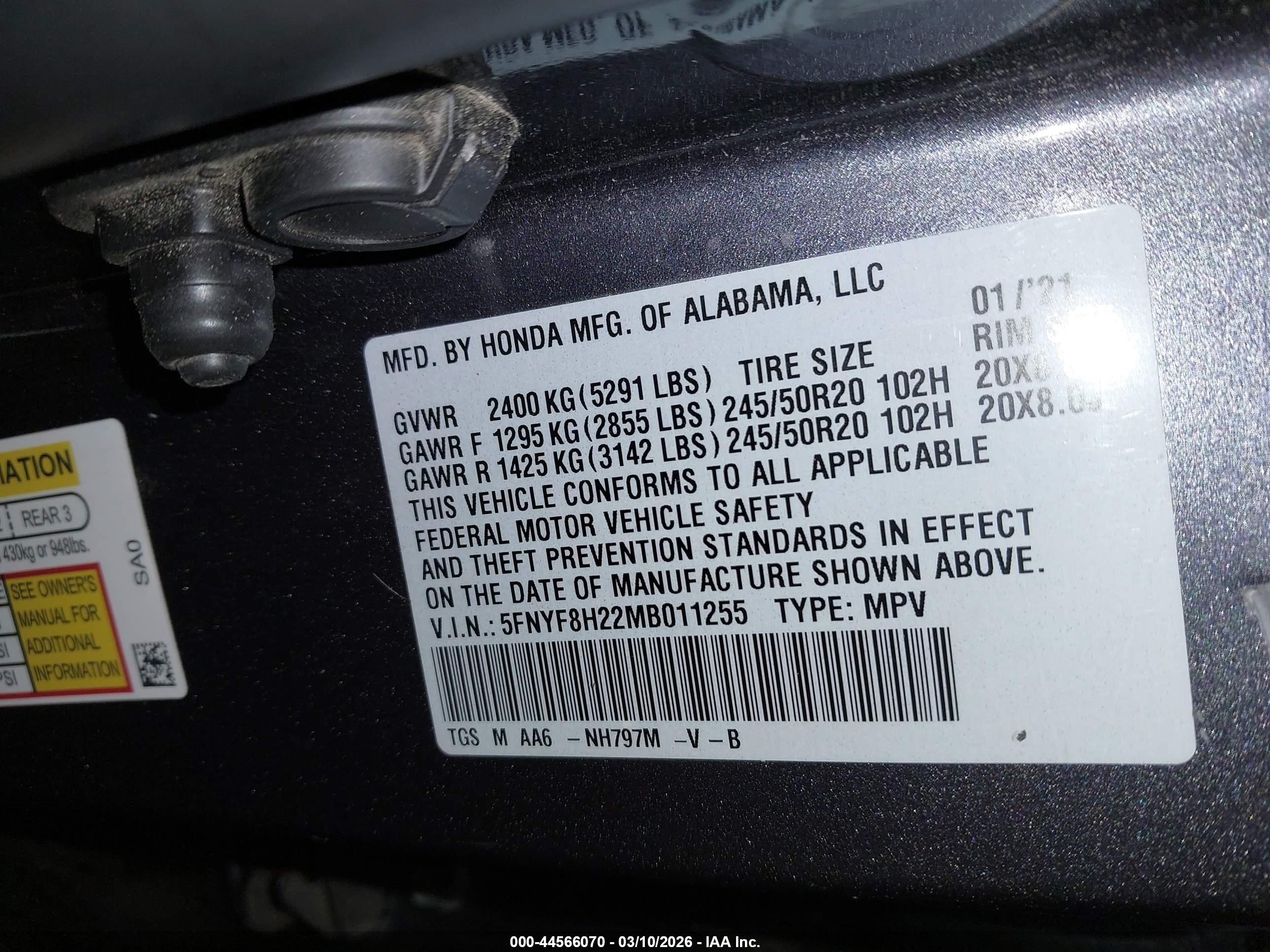 HONDA PASSPORT image 9