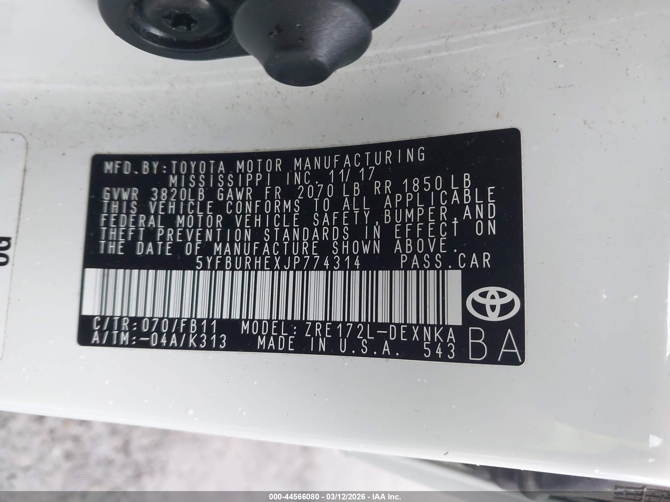 TOYOTA COROLLA image 9
