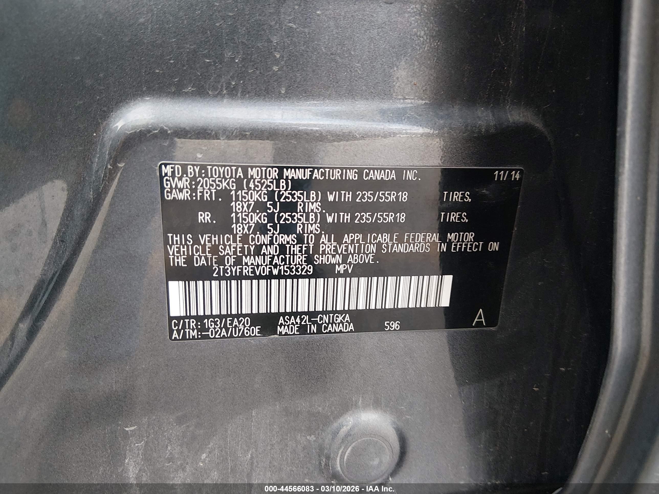 TOYOTA RAV4 image 9