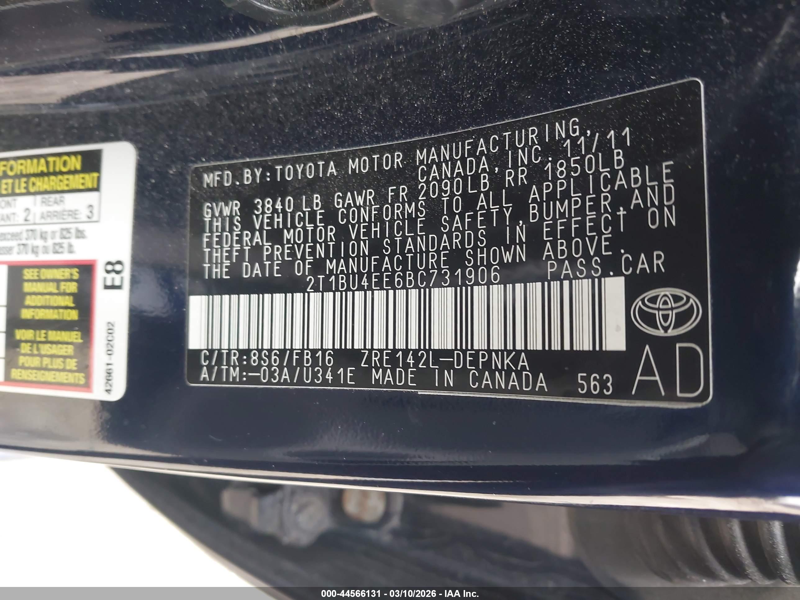 TOYOTA COROLLA image 9
