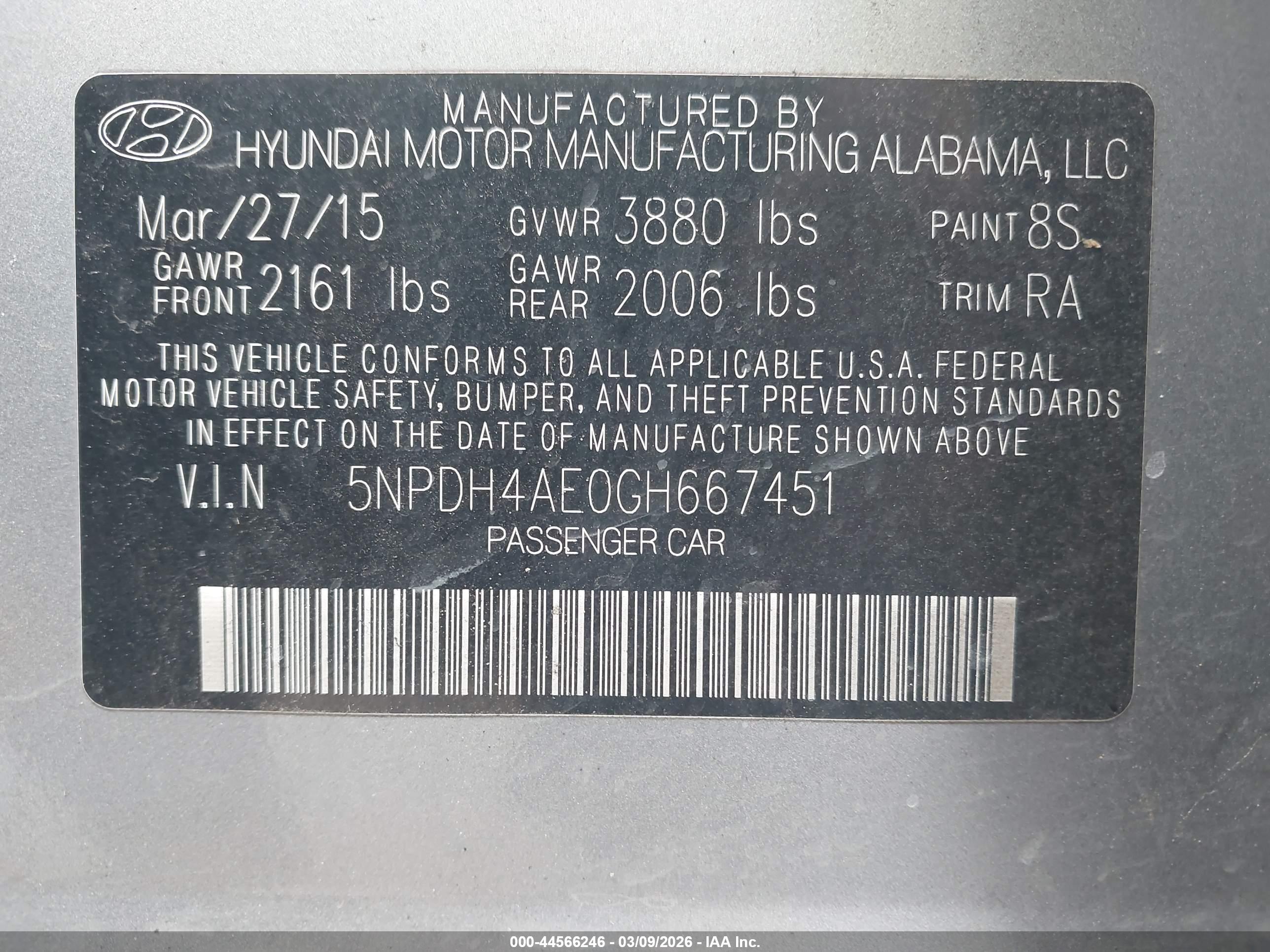 HYUNDAI ELANTRA image 9