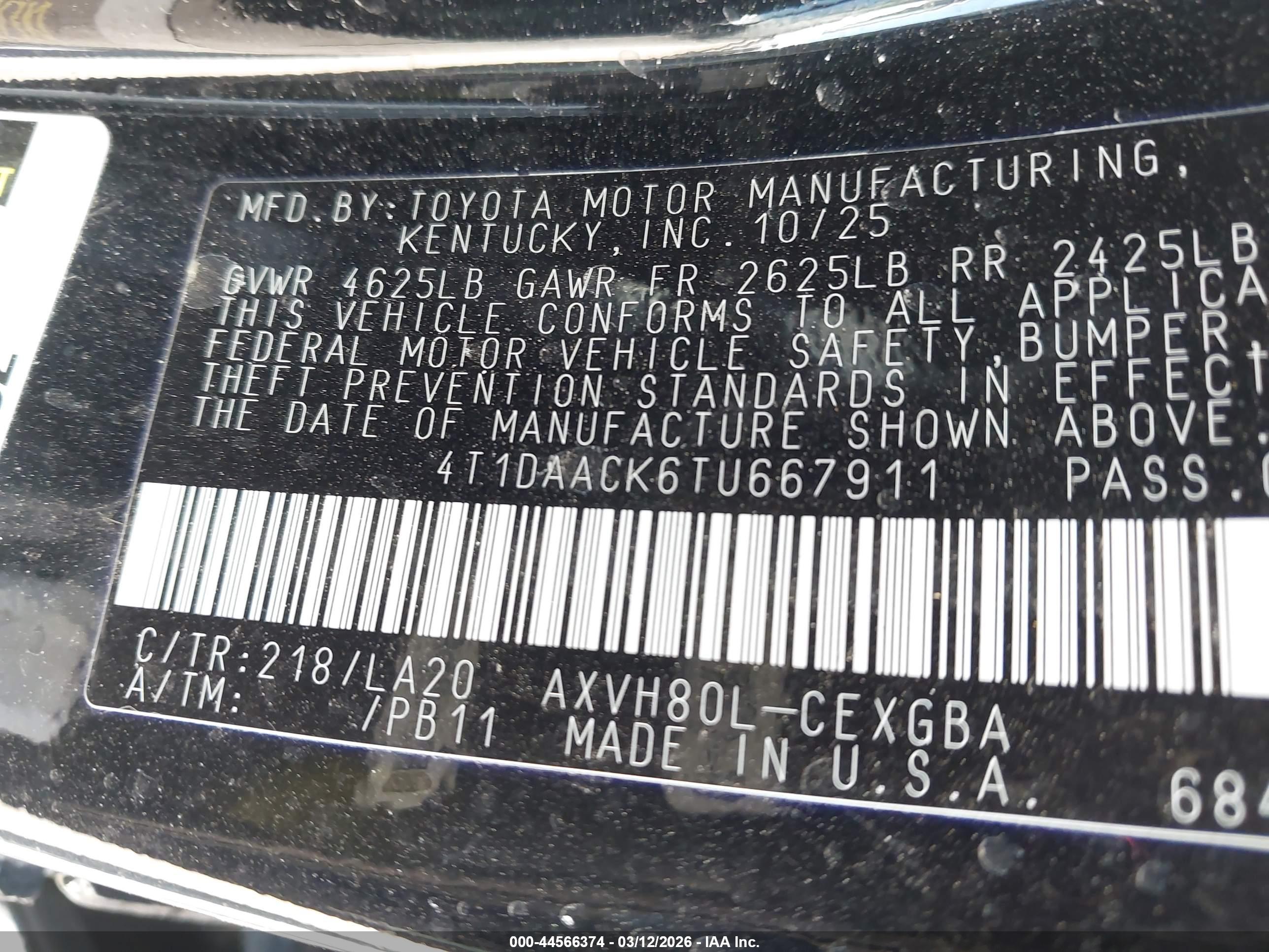 TOYOTA CAMRY image 9