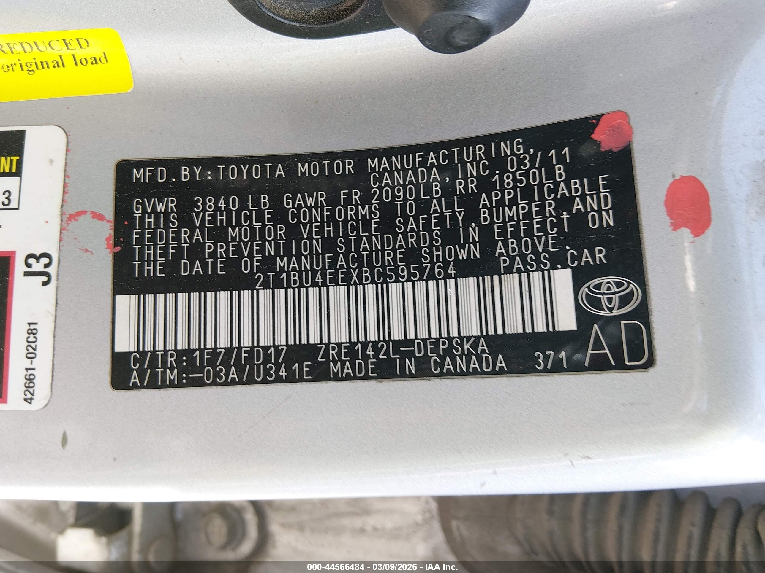 TOYOTA COROLLA image 9