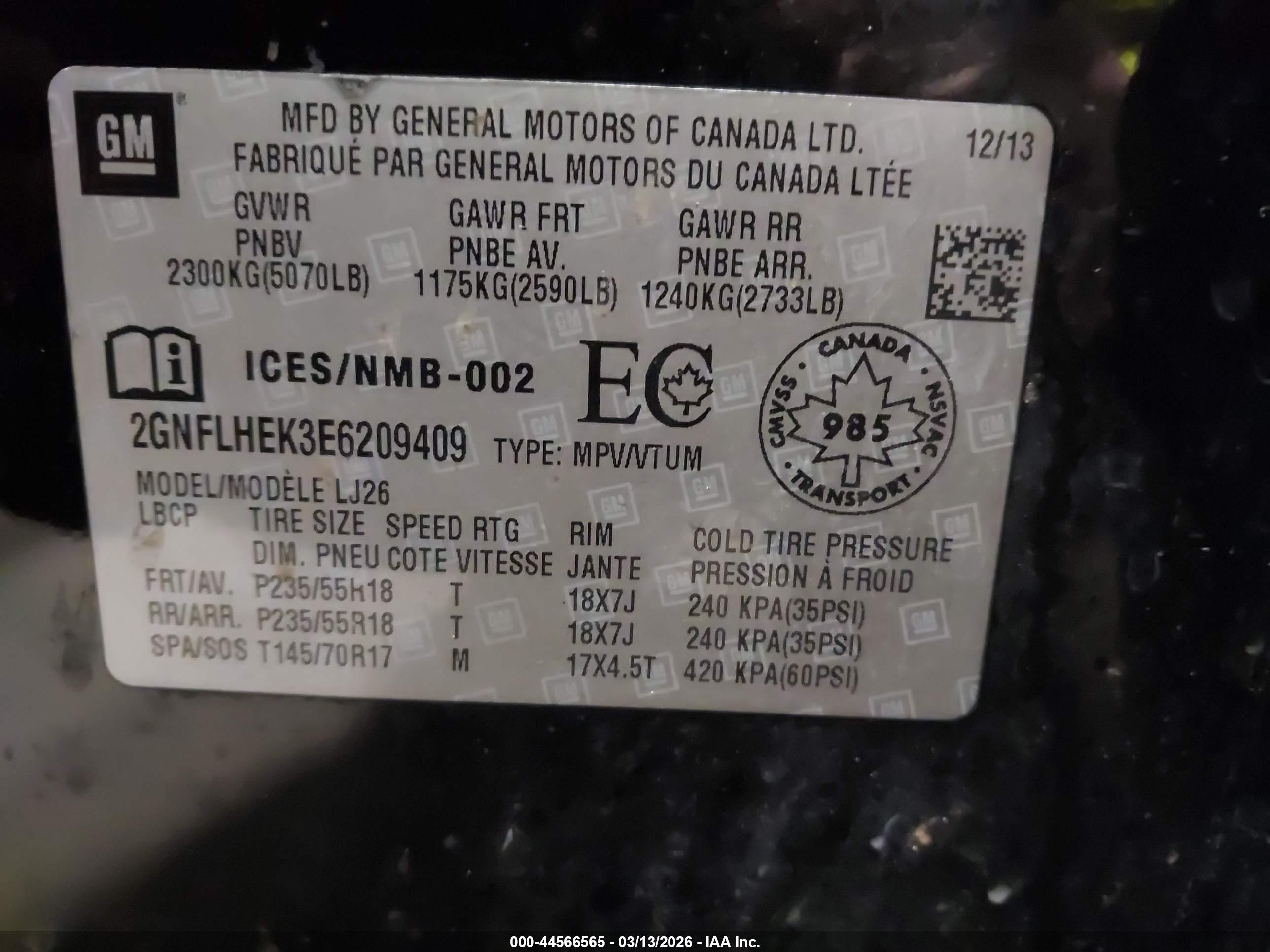 CHEVROLET EQUINOX image 9