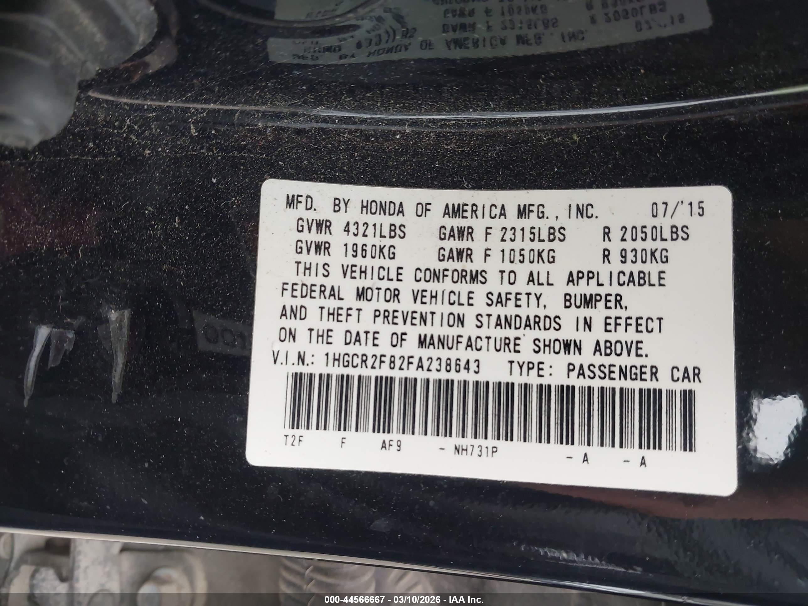 HONDA ACCORD image 9