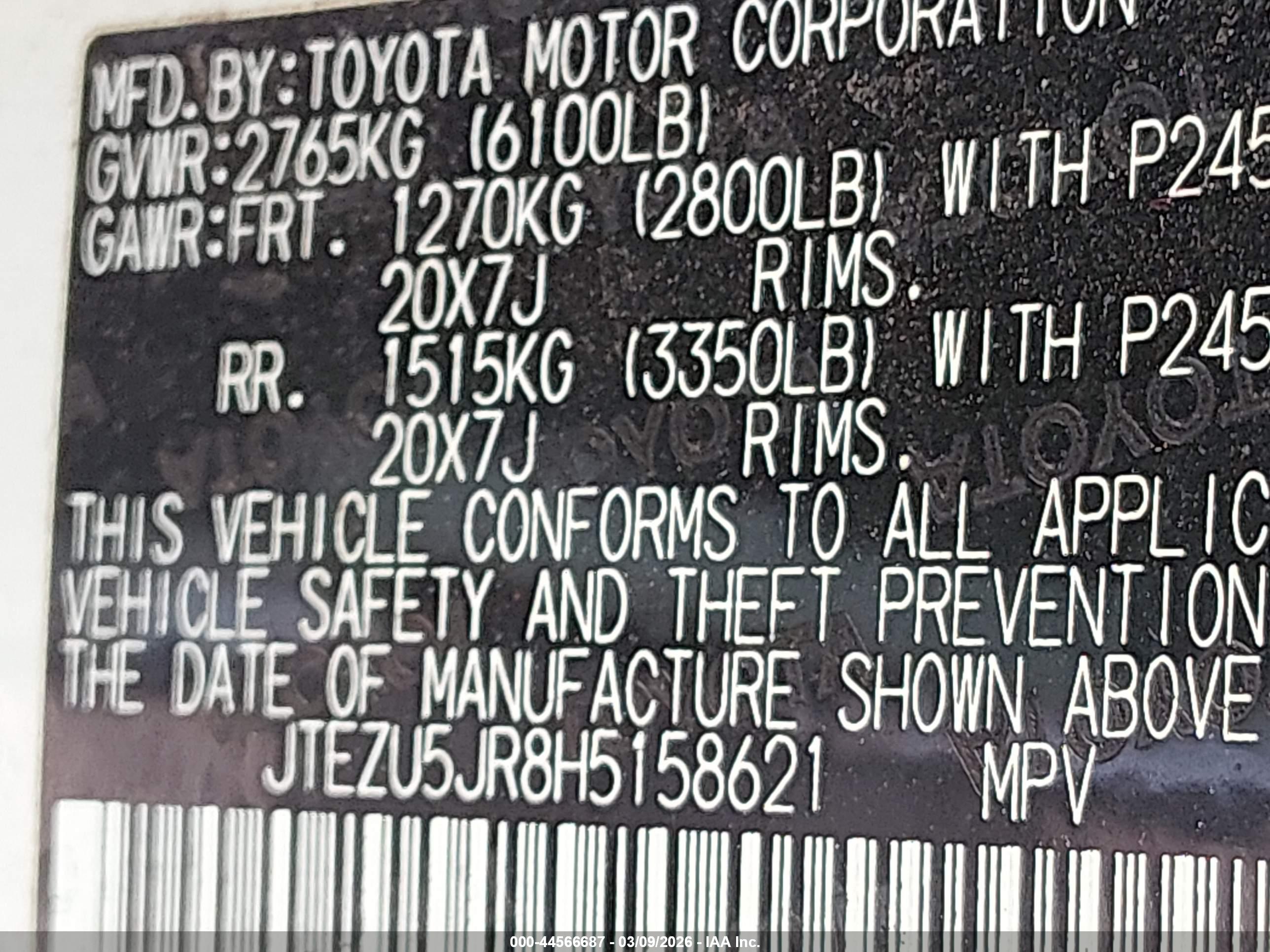 TOYOTA 4RUNNER image 9