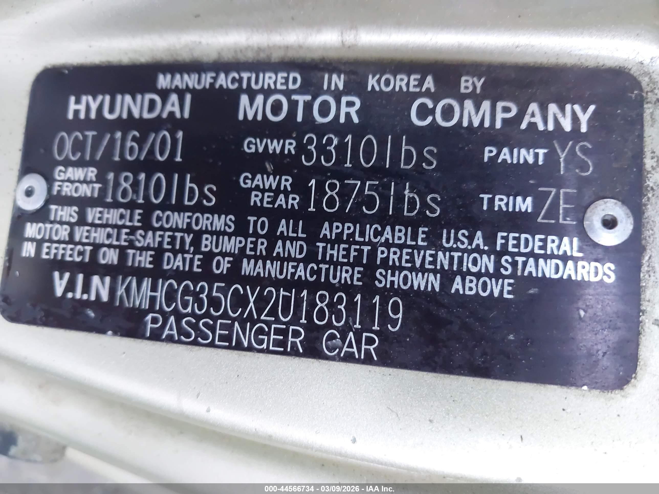 HYUNDAI ACCENT image 9