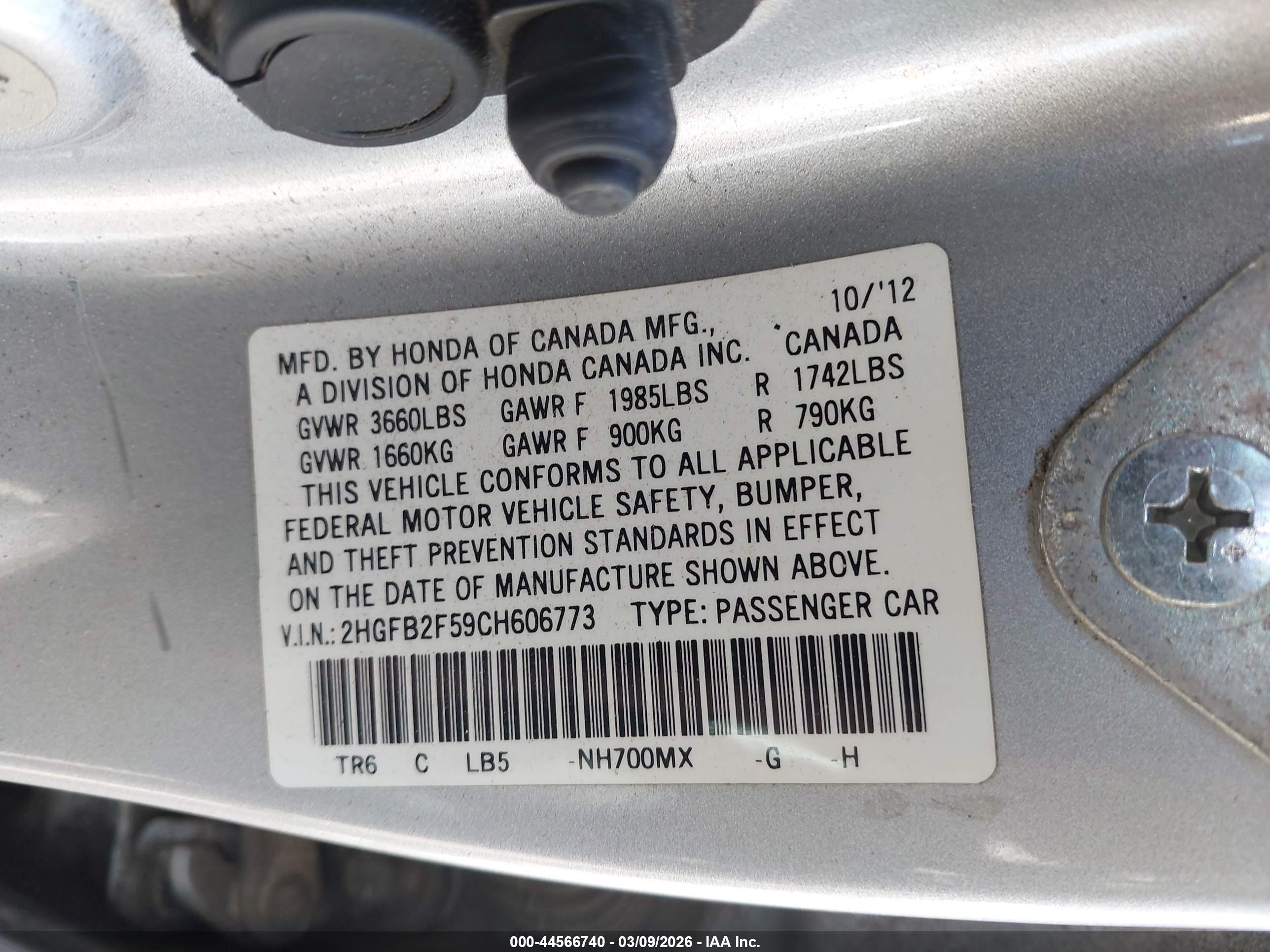 HONDA CIVIC image 9