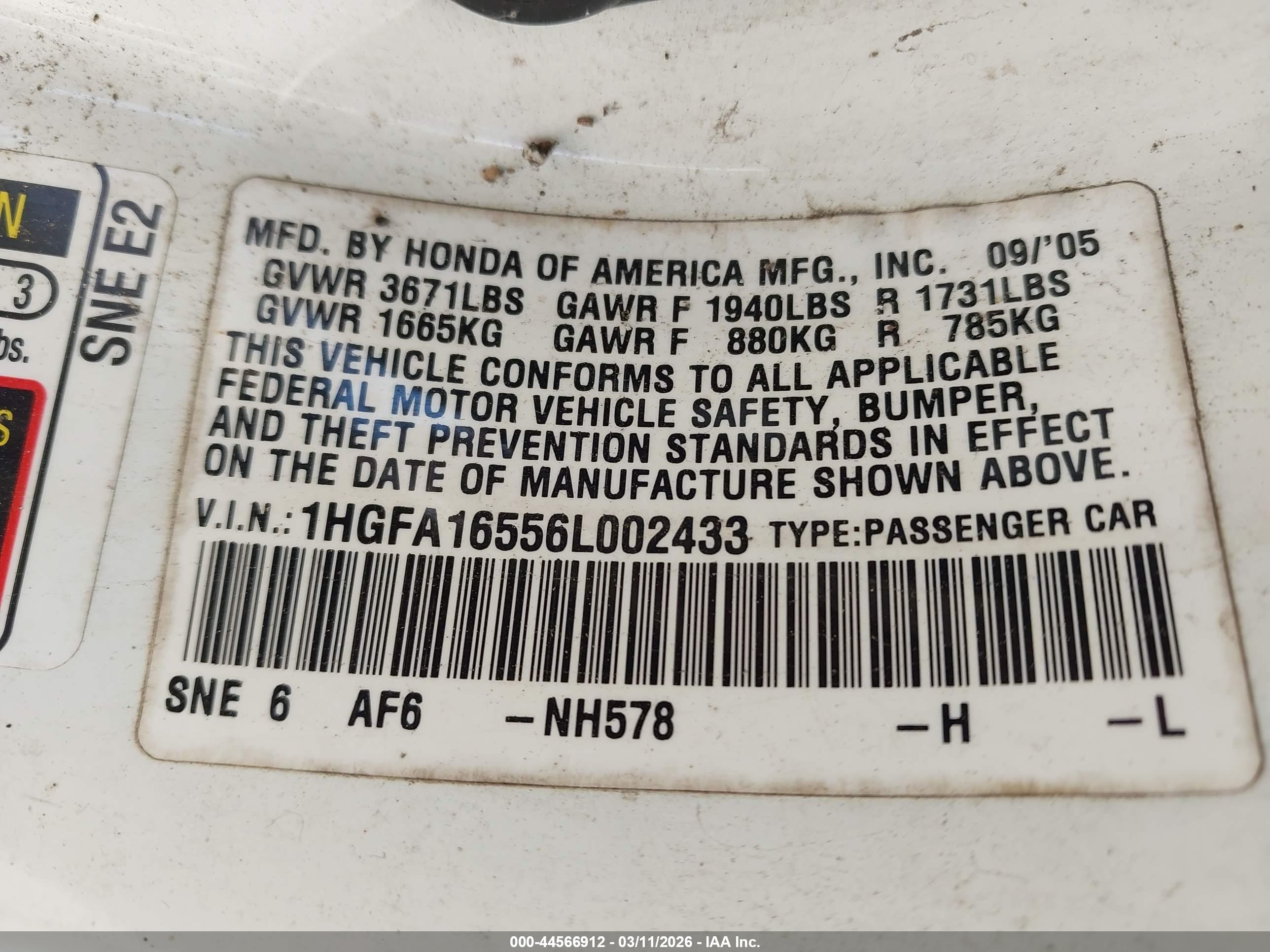 HONDA CIVIC image 9