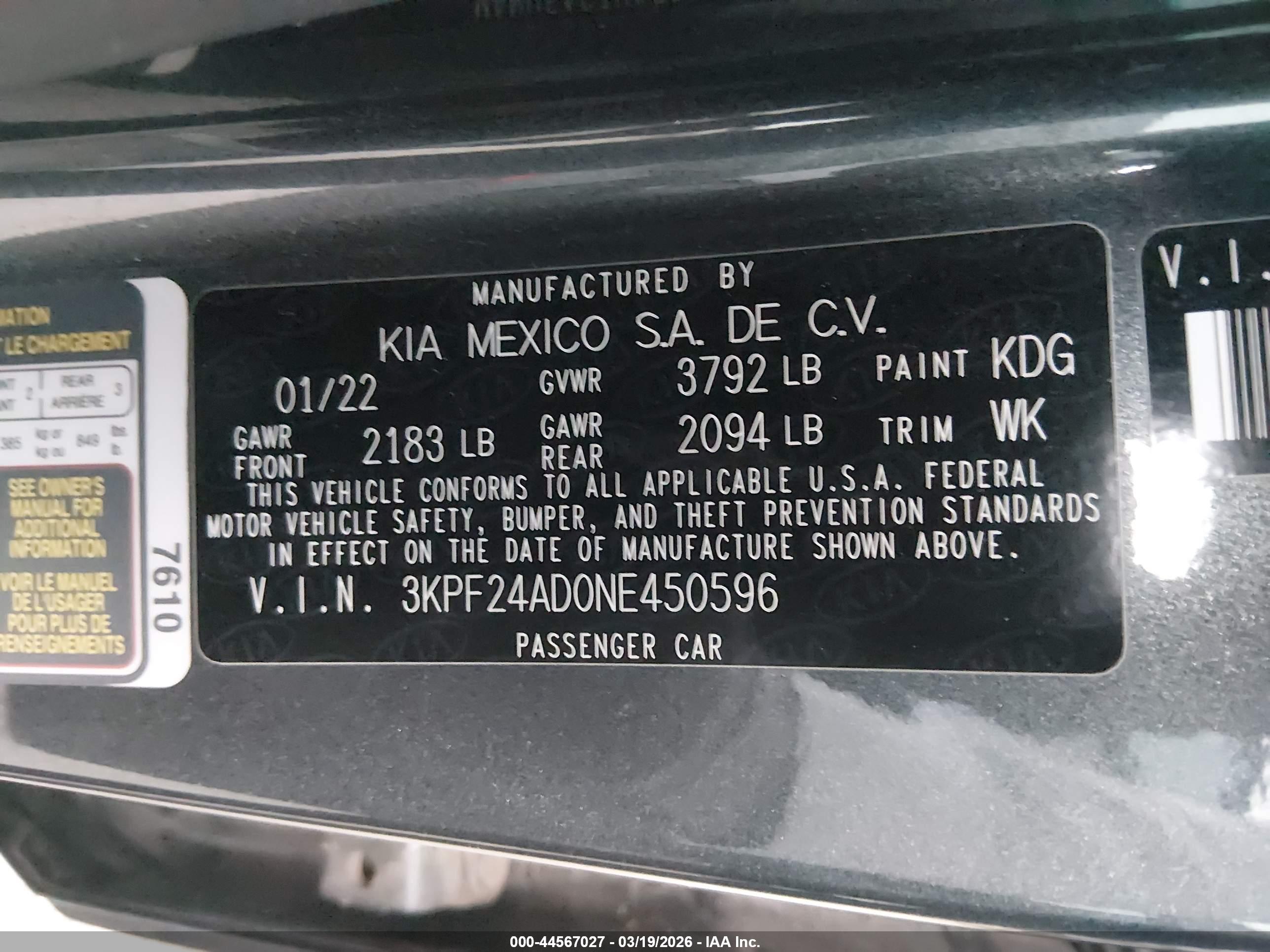KIA FORTE image 9