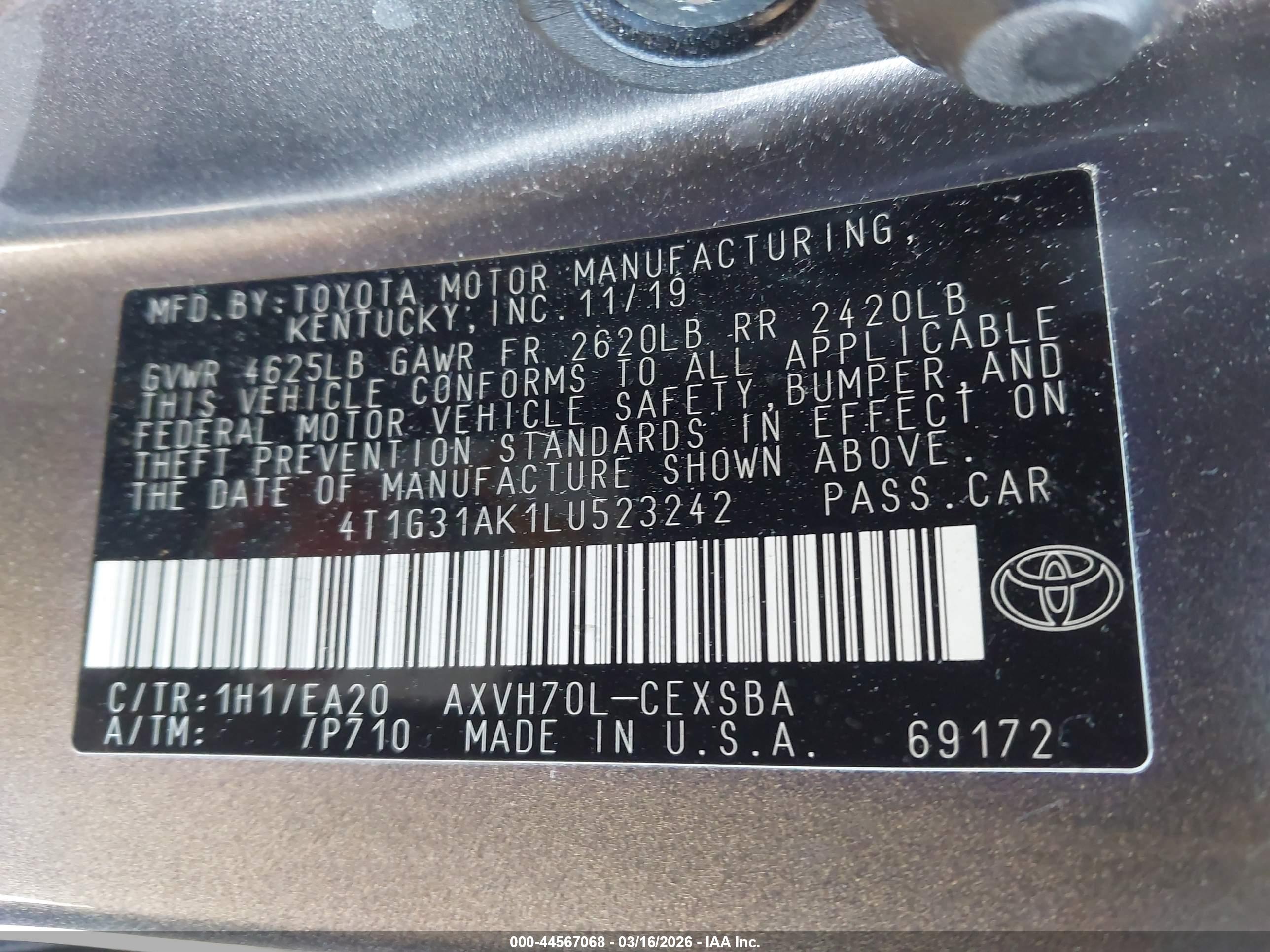 TOYOTA CAMRY image 9