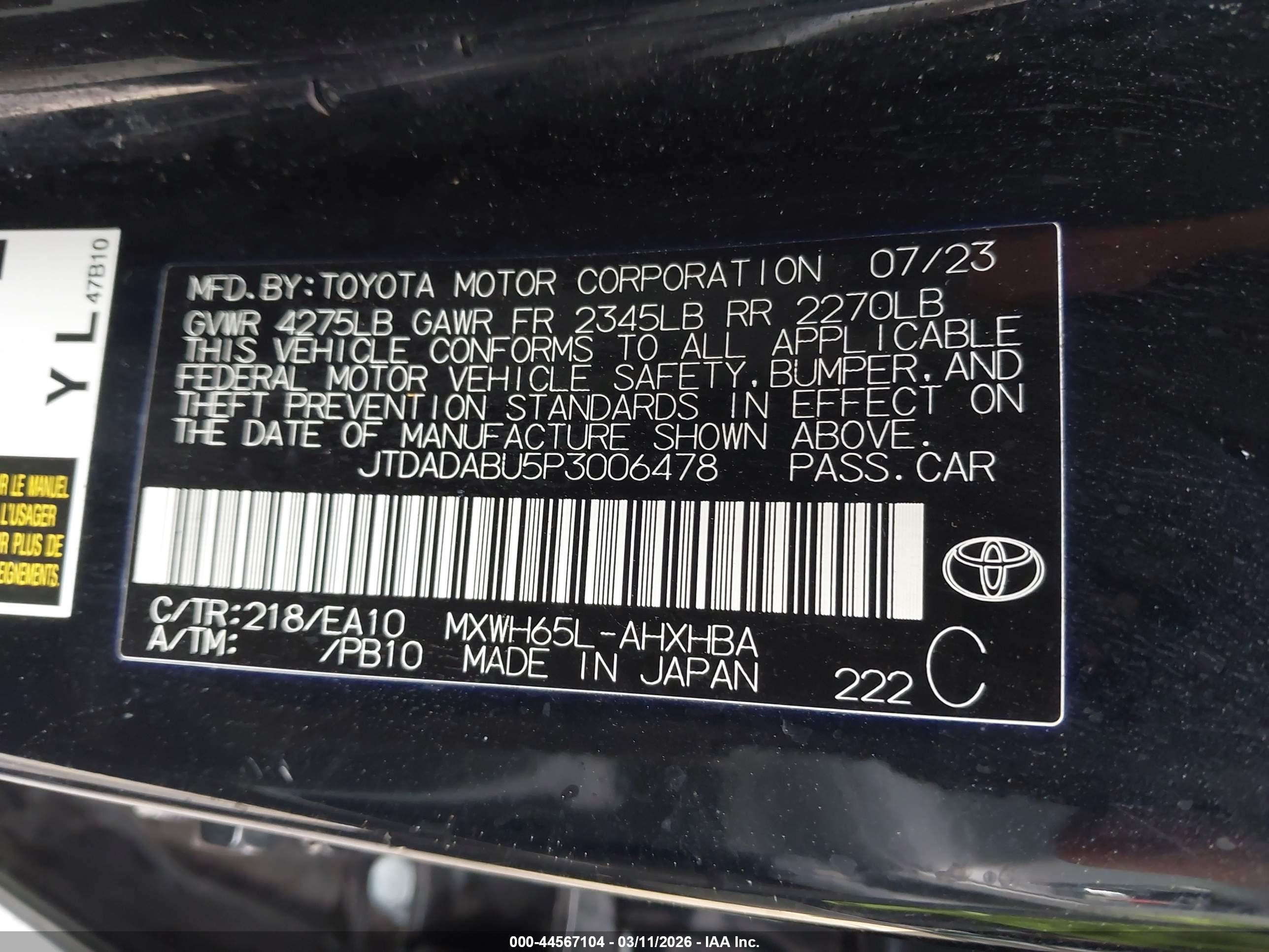 TOYOTA PRIUS image 9