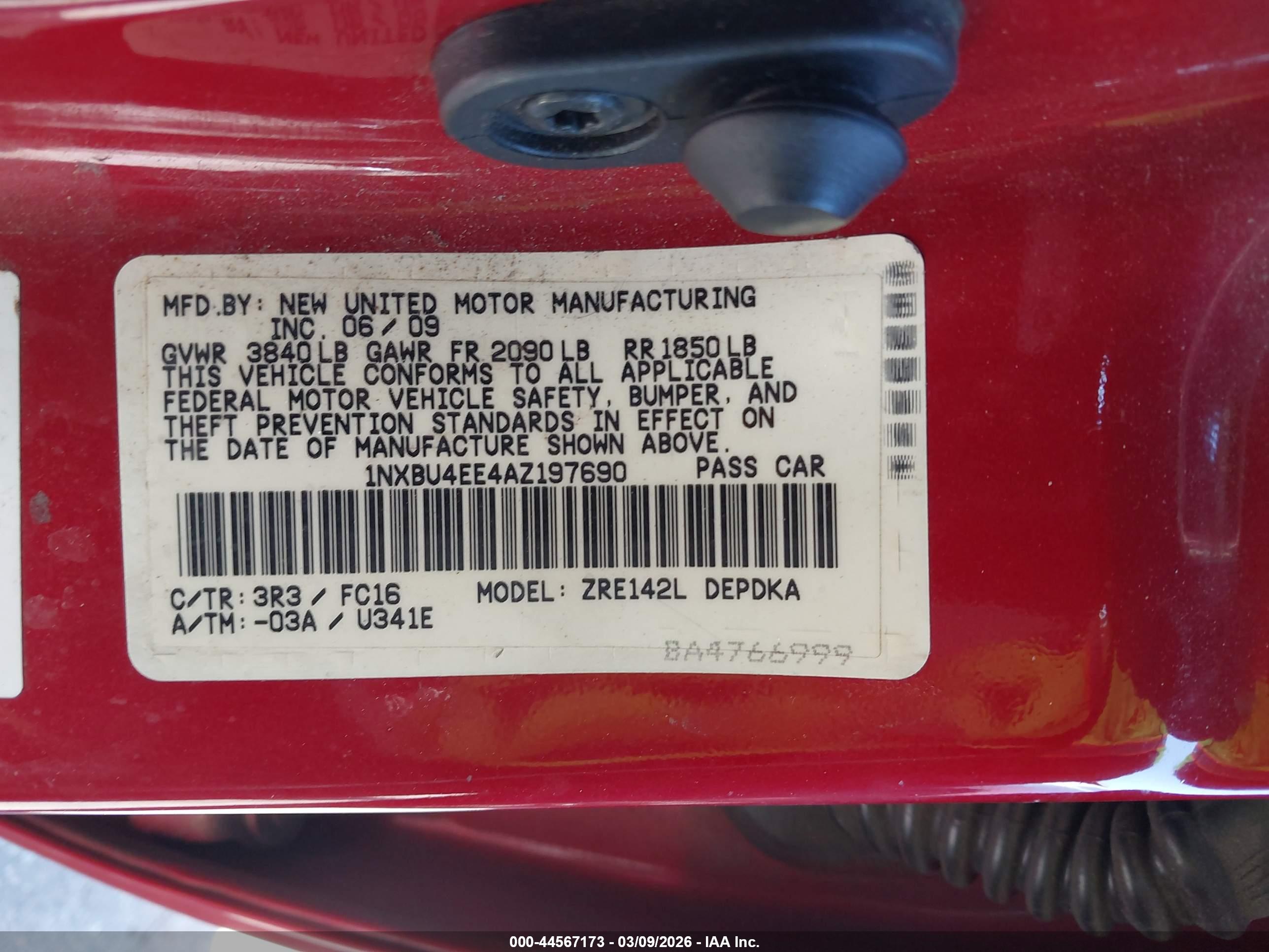 TOYOTA COROLLA image 9