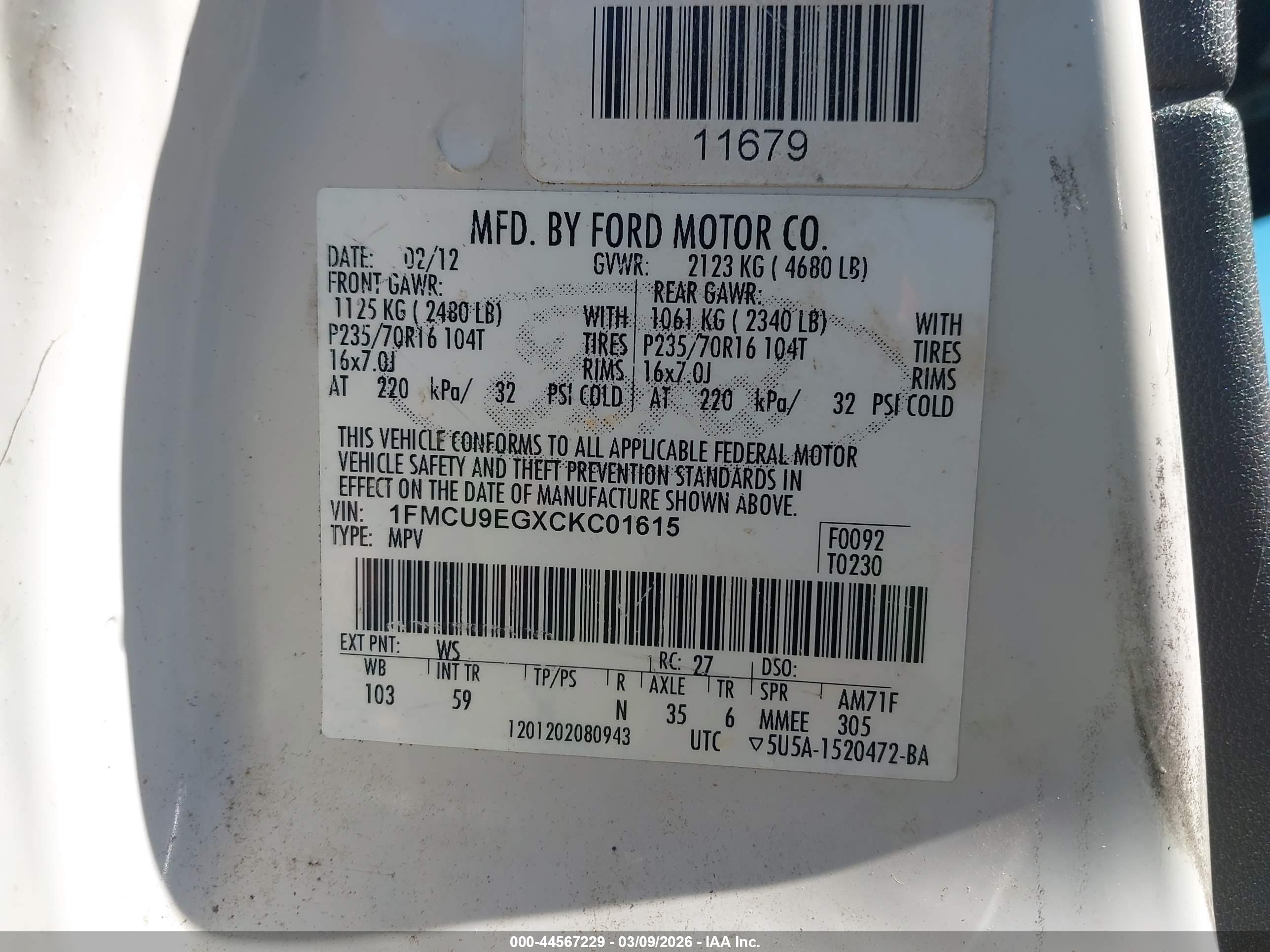 FORD ESCAPE image 9
