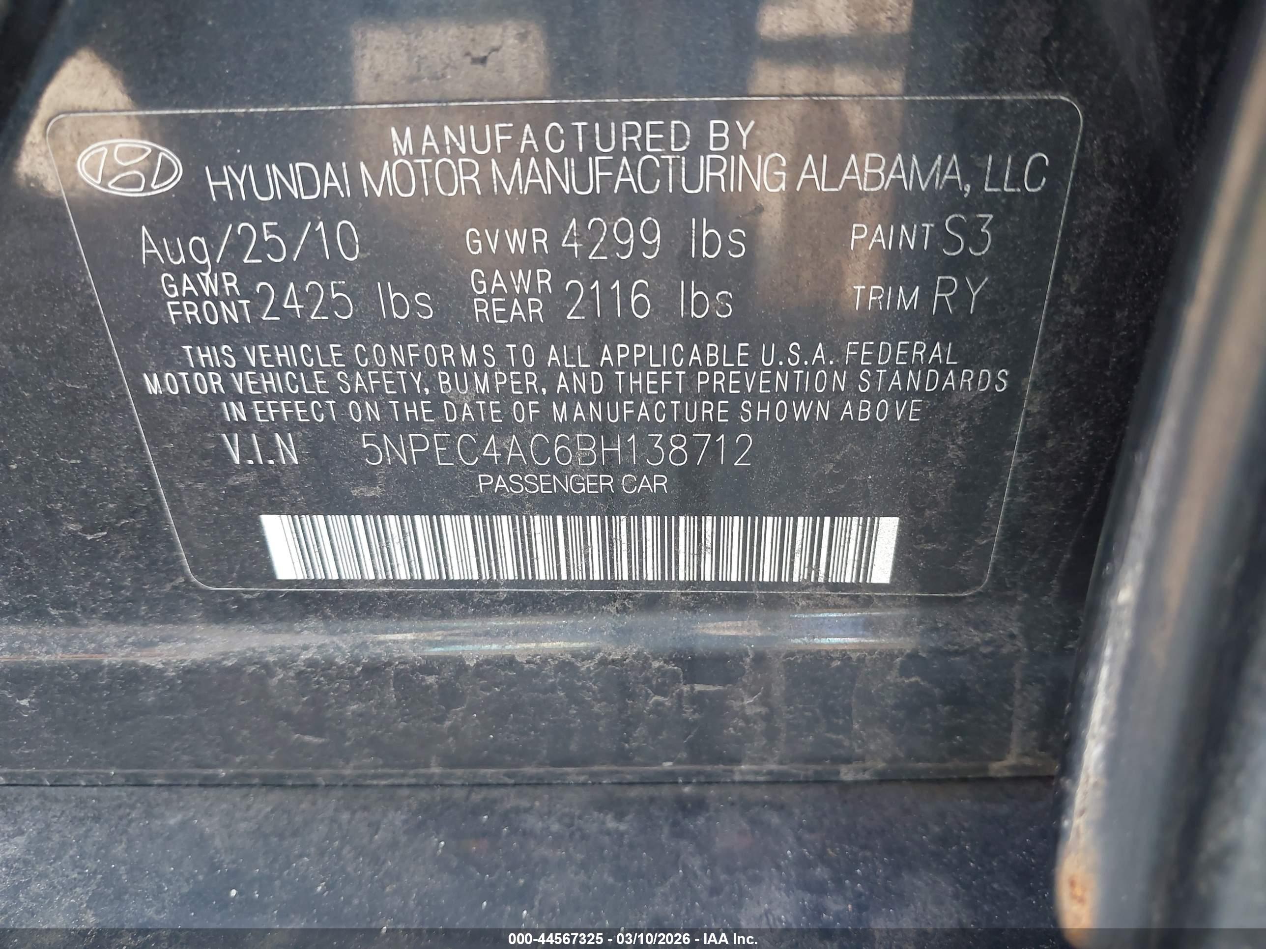 HYUNDAI SONATA image 9