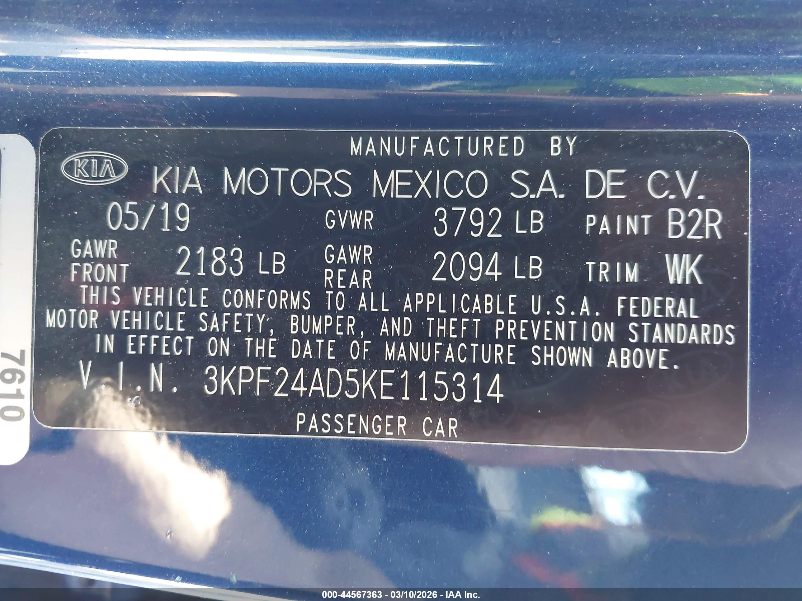 KIA FORTE image 9