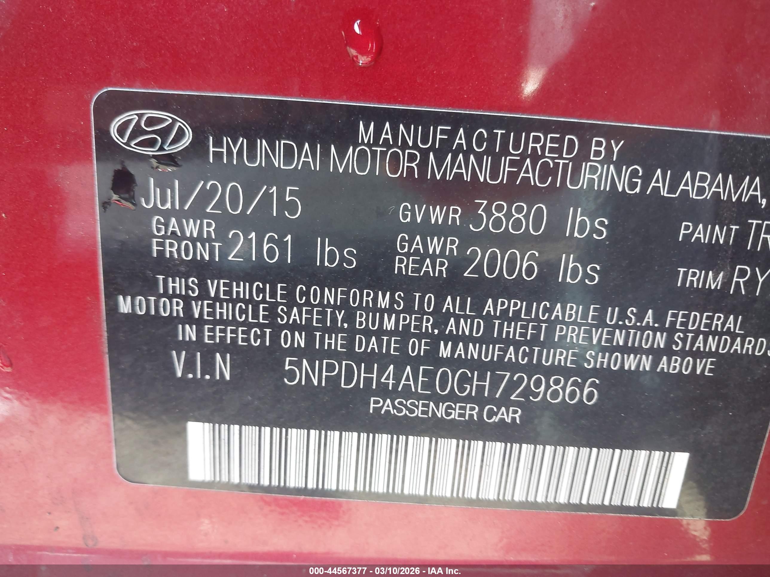 HYUNDAI ELANTRA image 9
