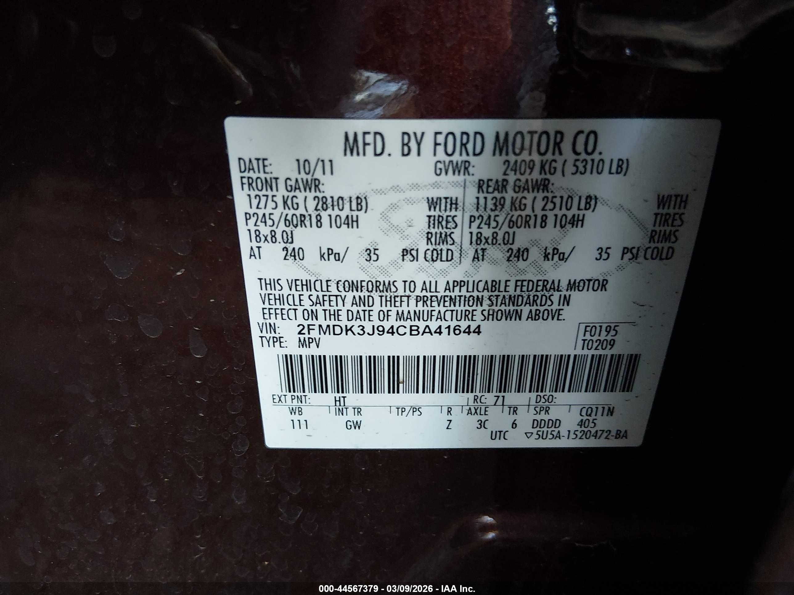 FORD EDGE image 9