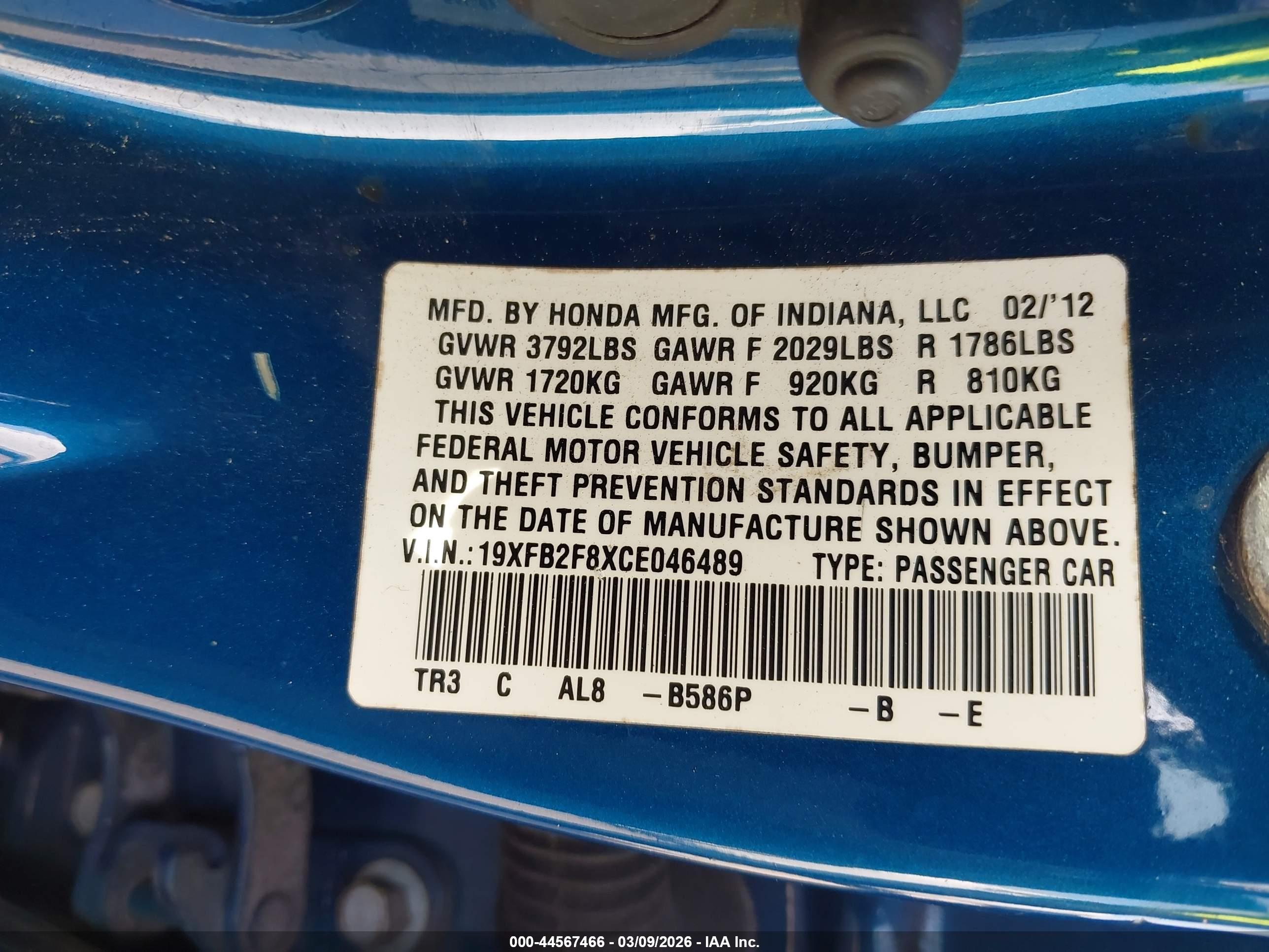 HONDA CIVIC image 9