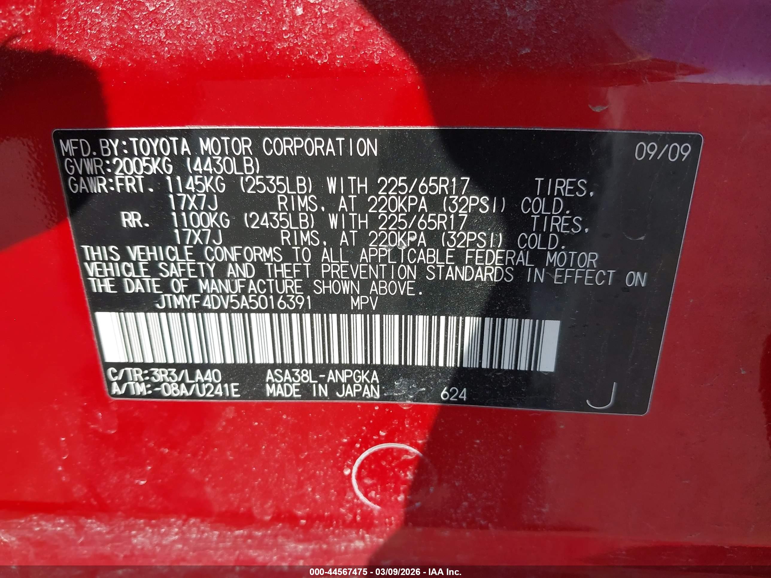 TOYOTA RAV4 image 9