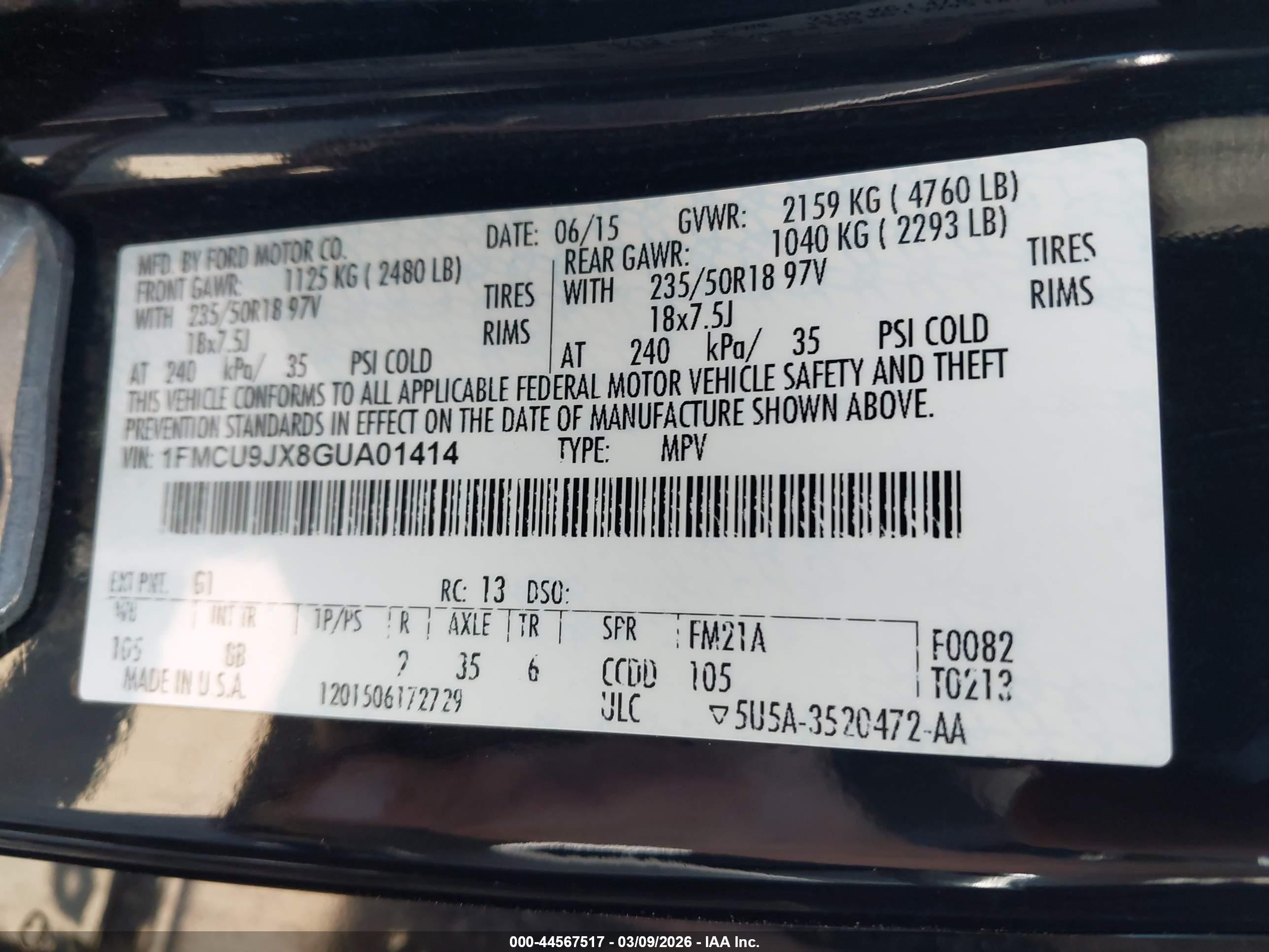 FORD ESCAPE image 9