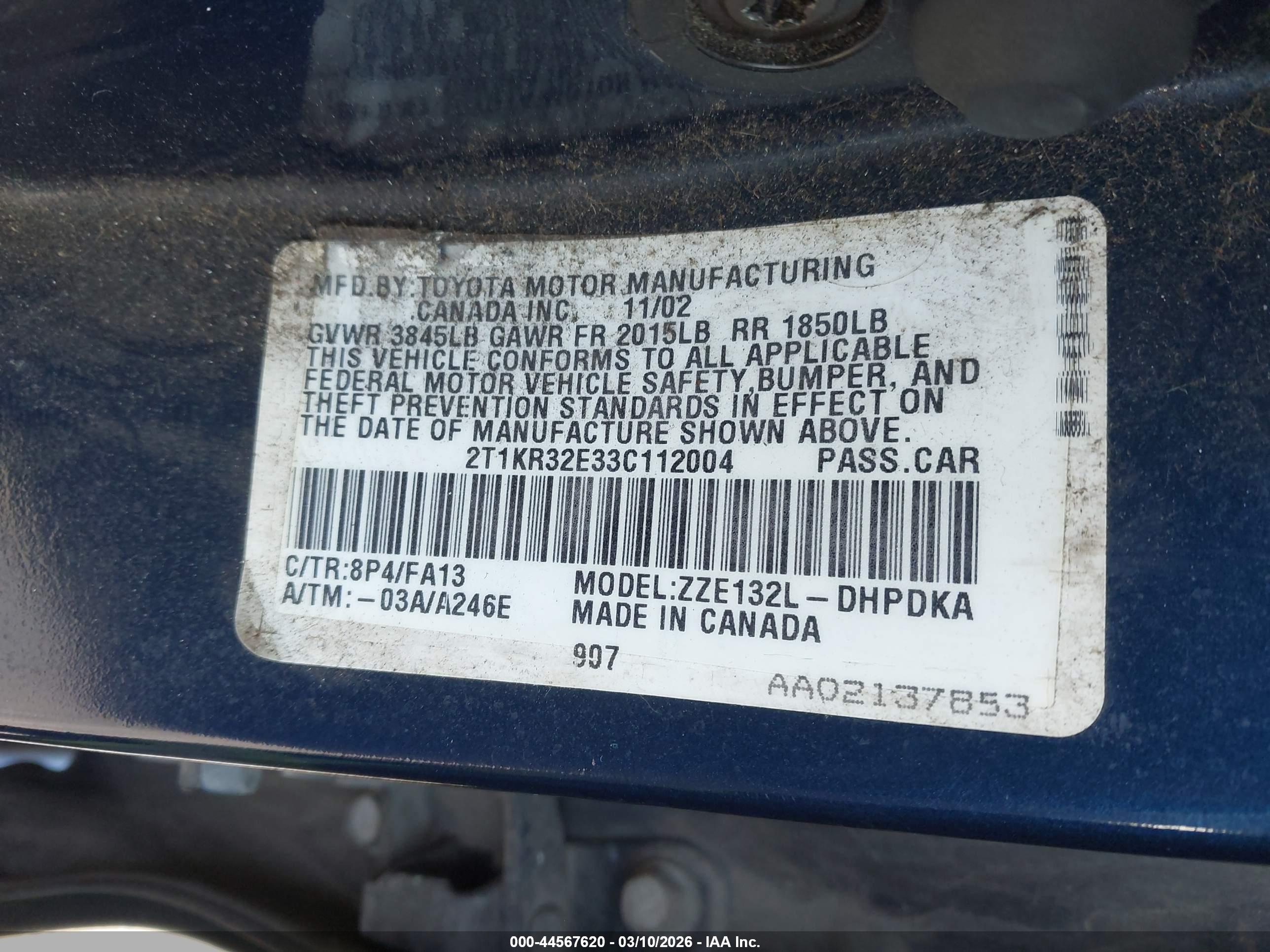 TOYOTA MATRIX image 9