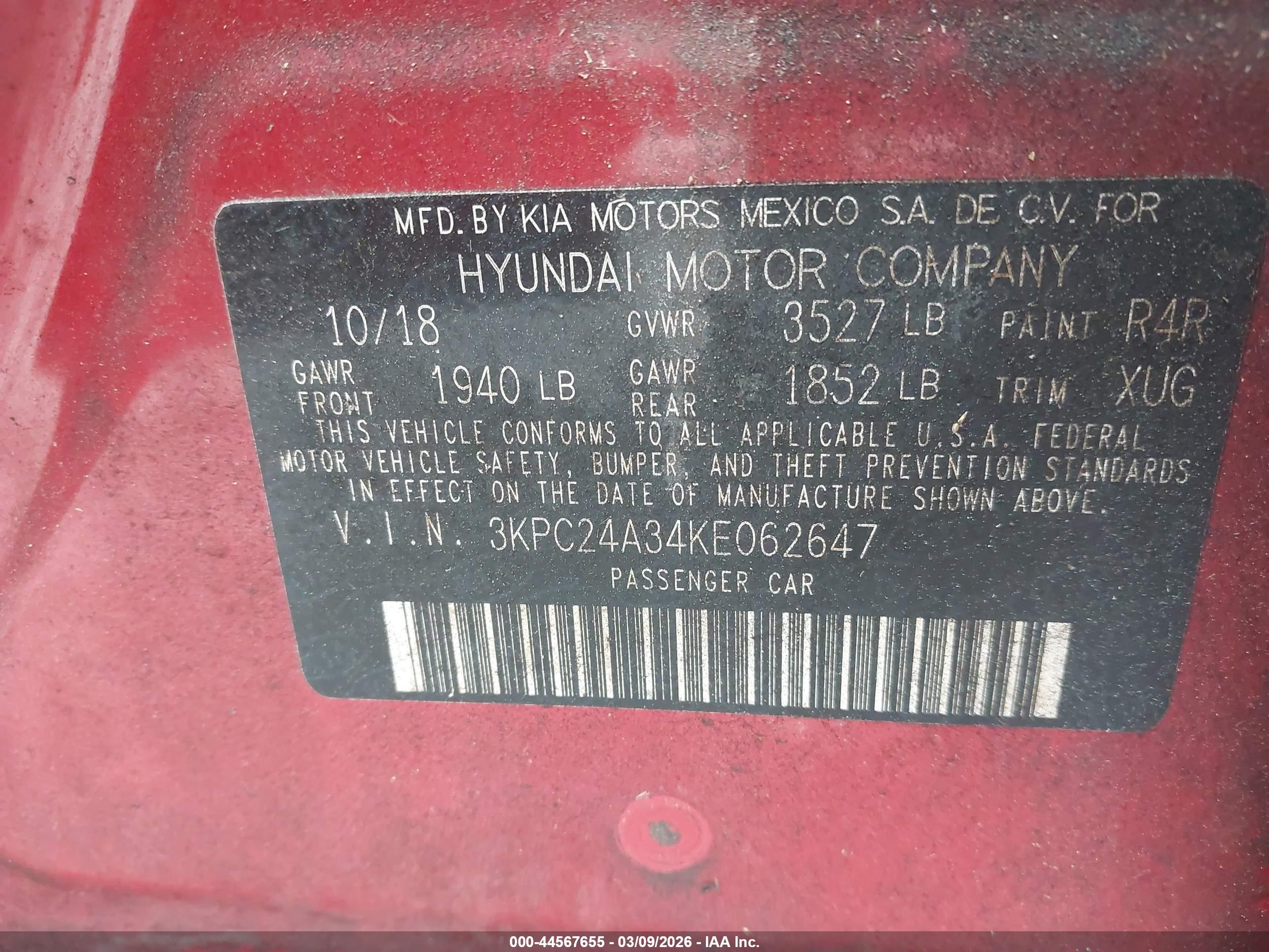 HYUNDAI ACCENT image 9