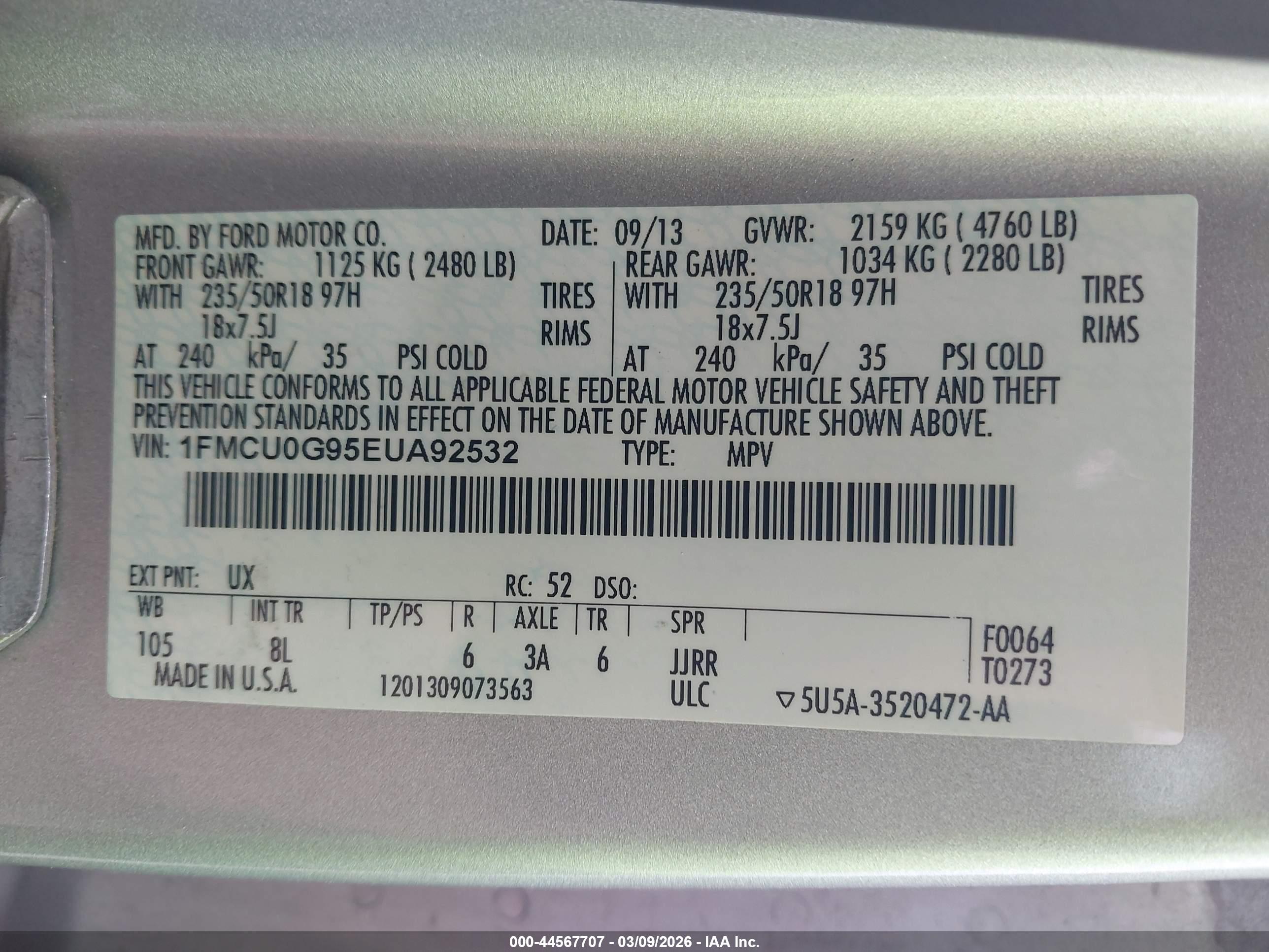 FORD ESCAPE image 9