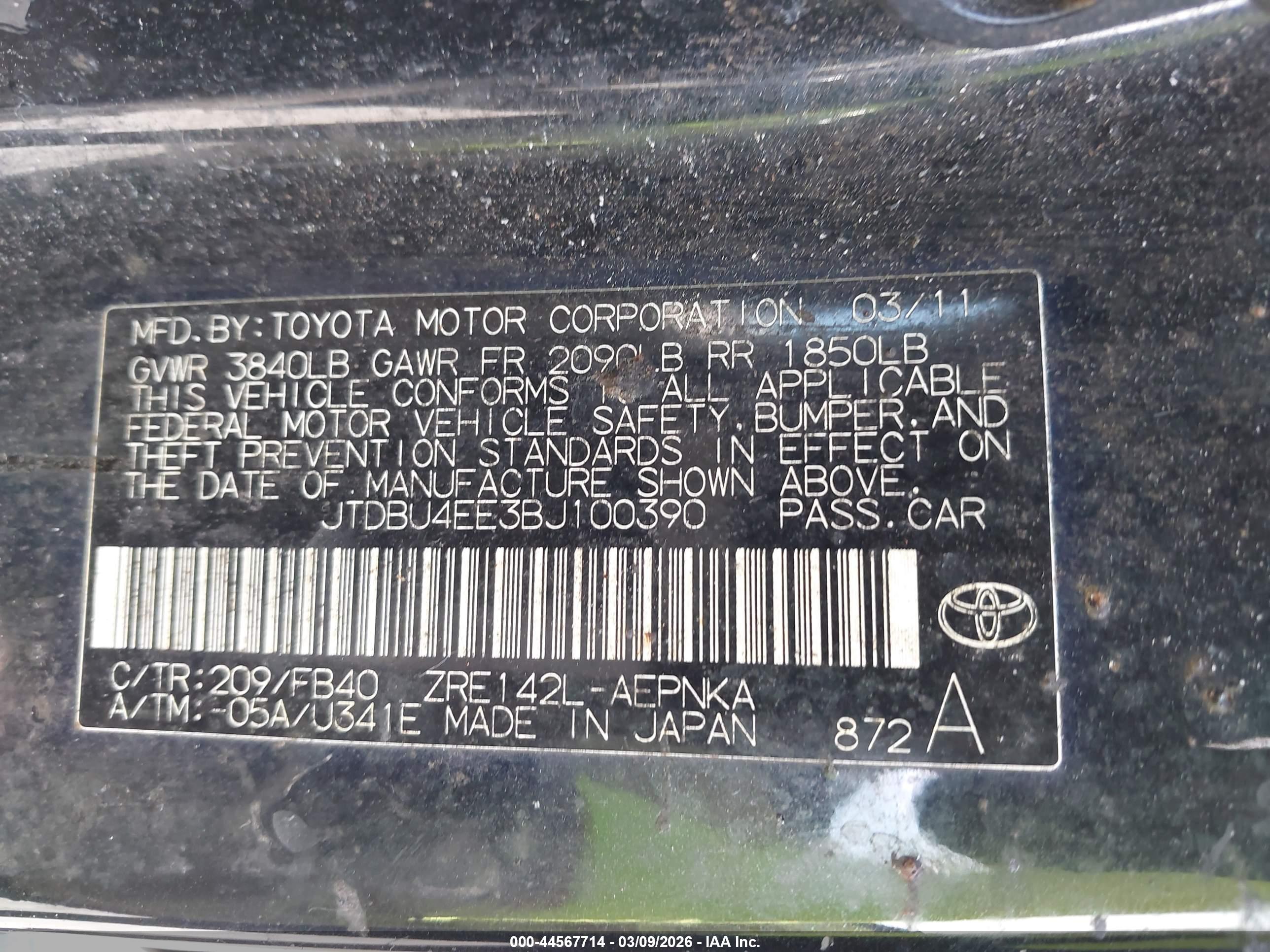 TOYOTA COROLLA image 9