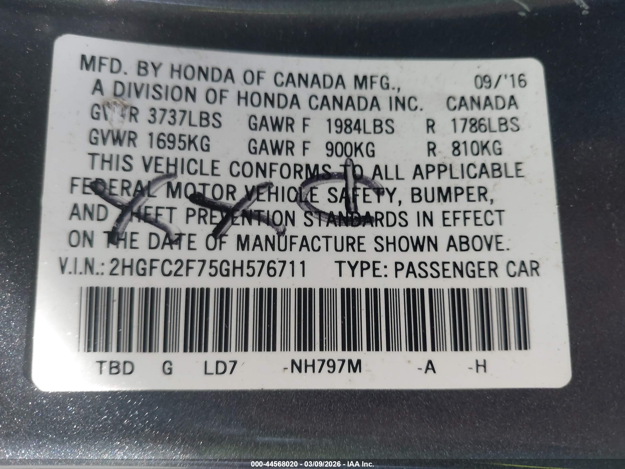 HONDA CIVIC image 9