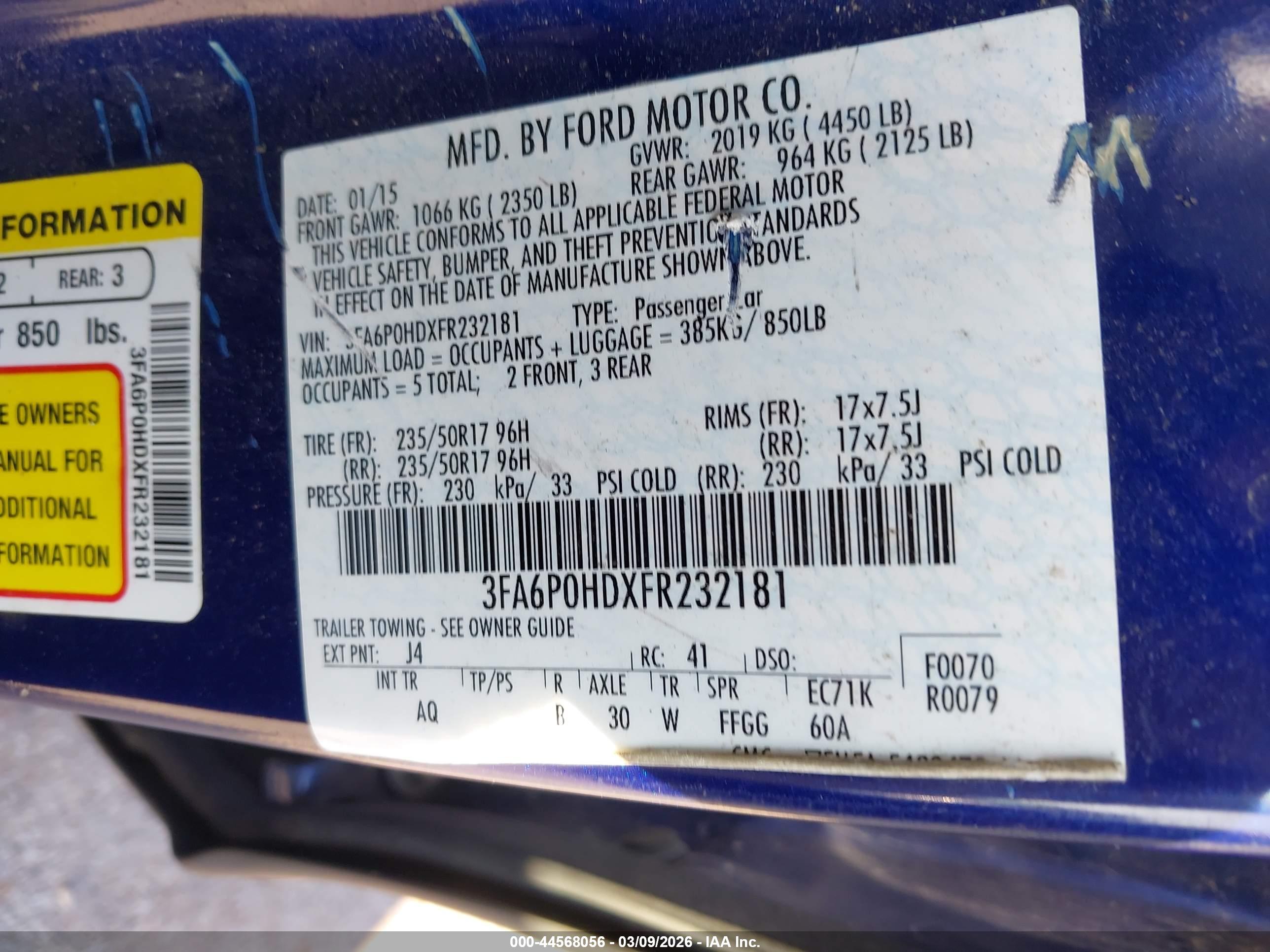 FORD FUSION image 9