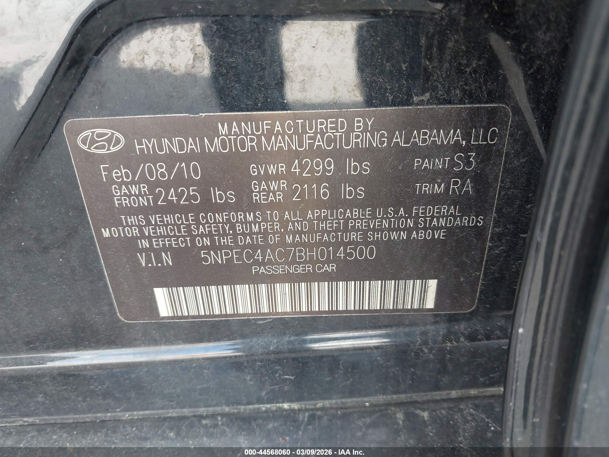 HYUNDAI SONATA image 9