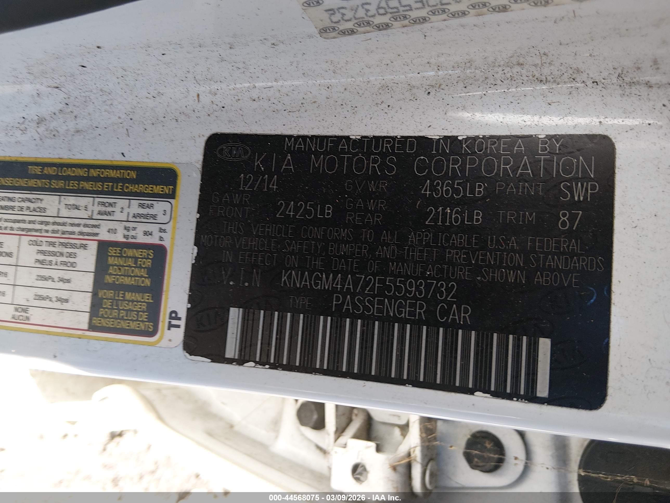 KIA OPTIMA image 9