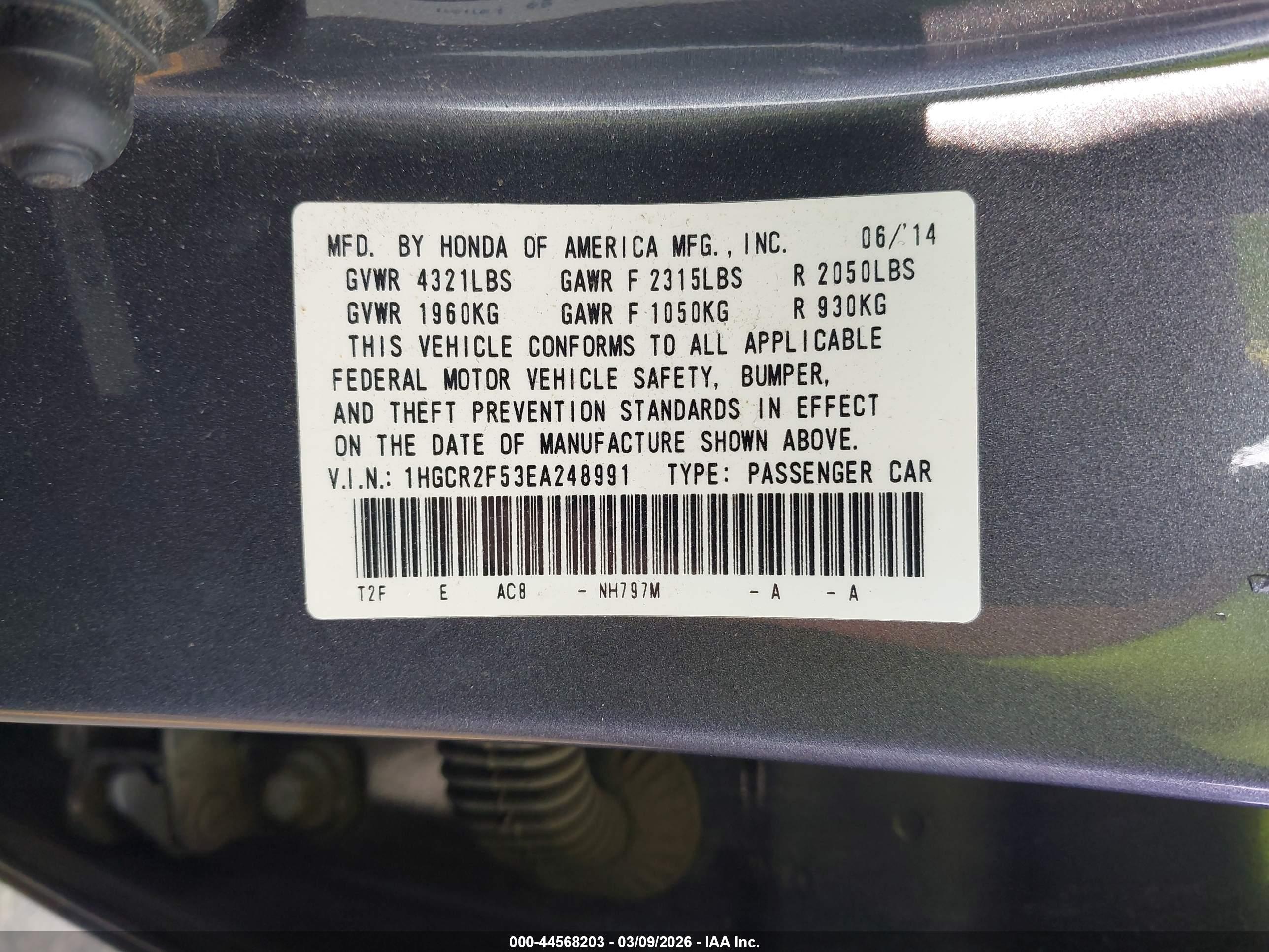 HONDA ACCORD image 9