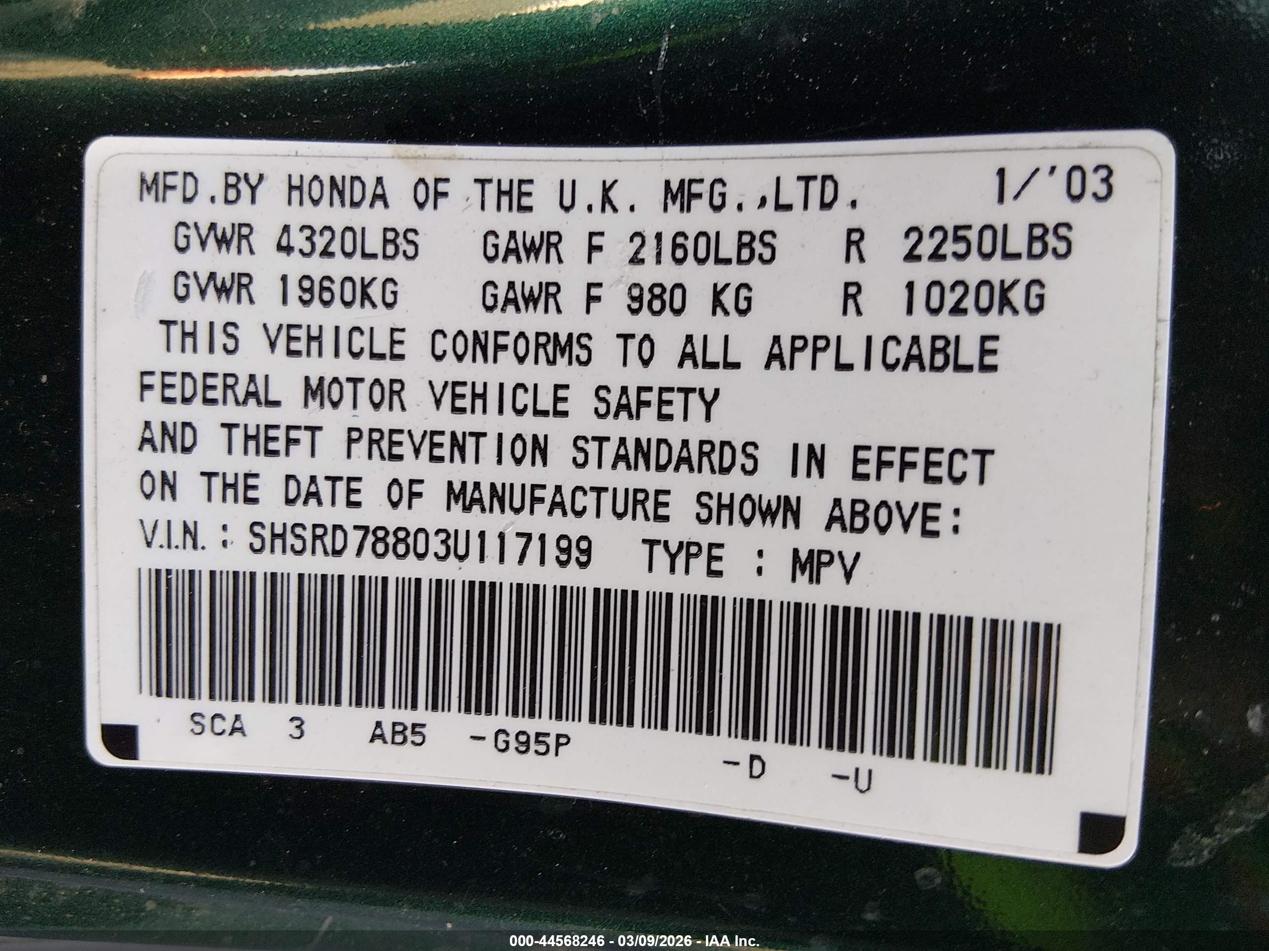 HONDA CR-V image 9