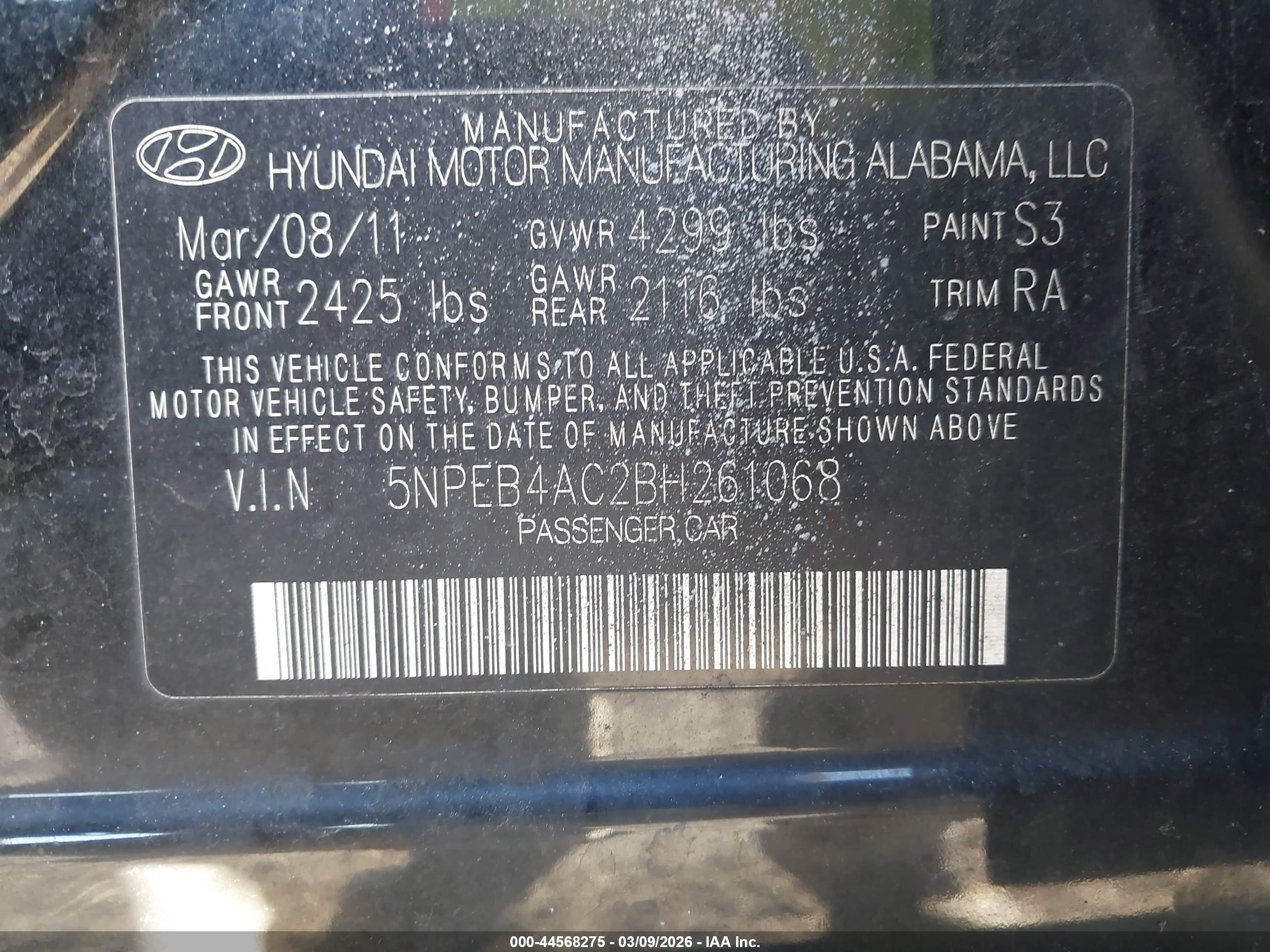 HYUNDAI SONATA image 9