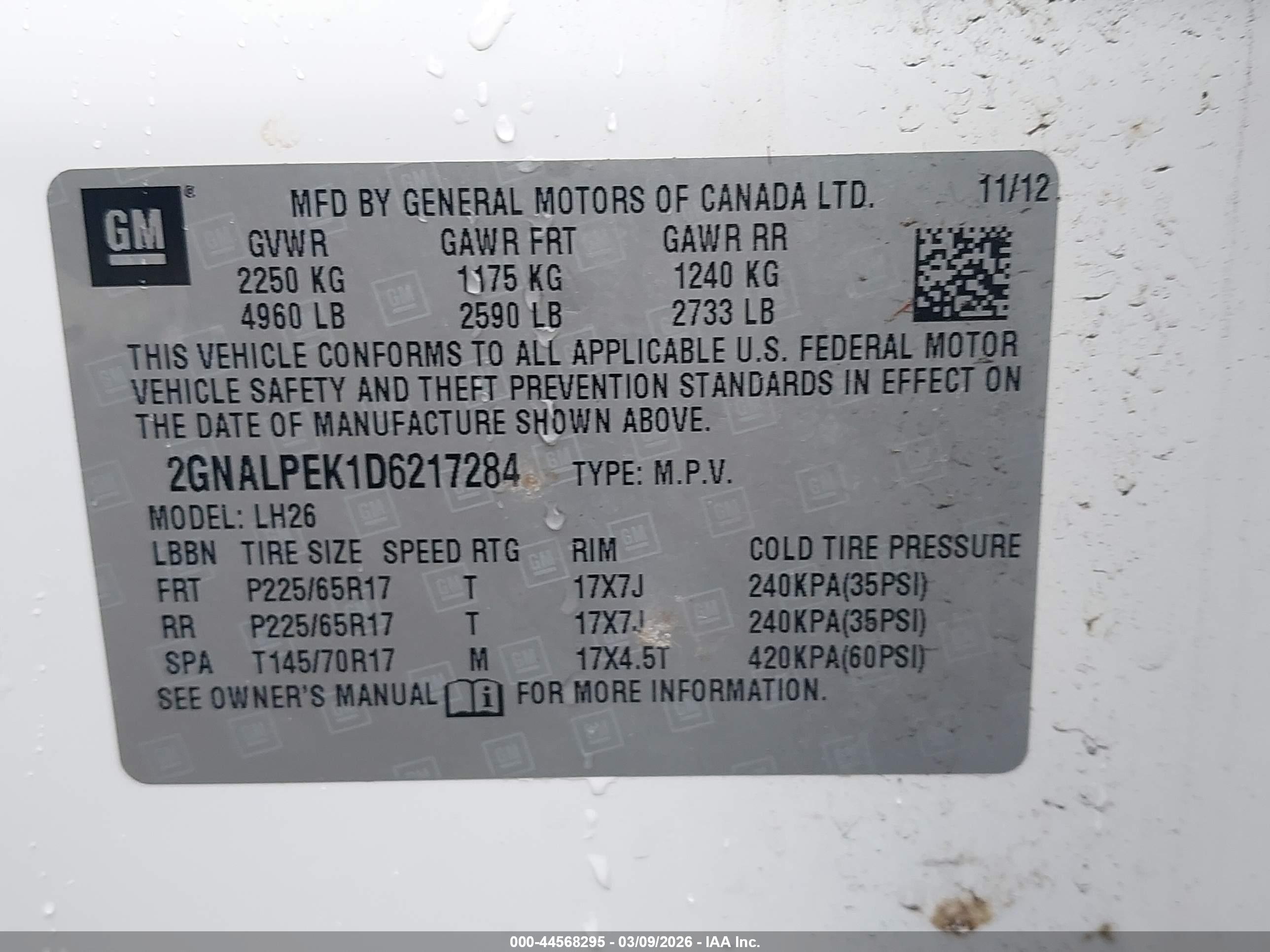 CHEVROLET EQUINOX image 9