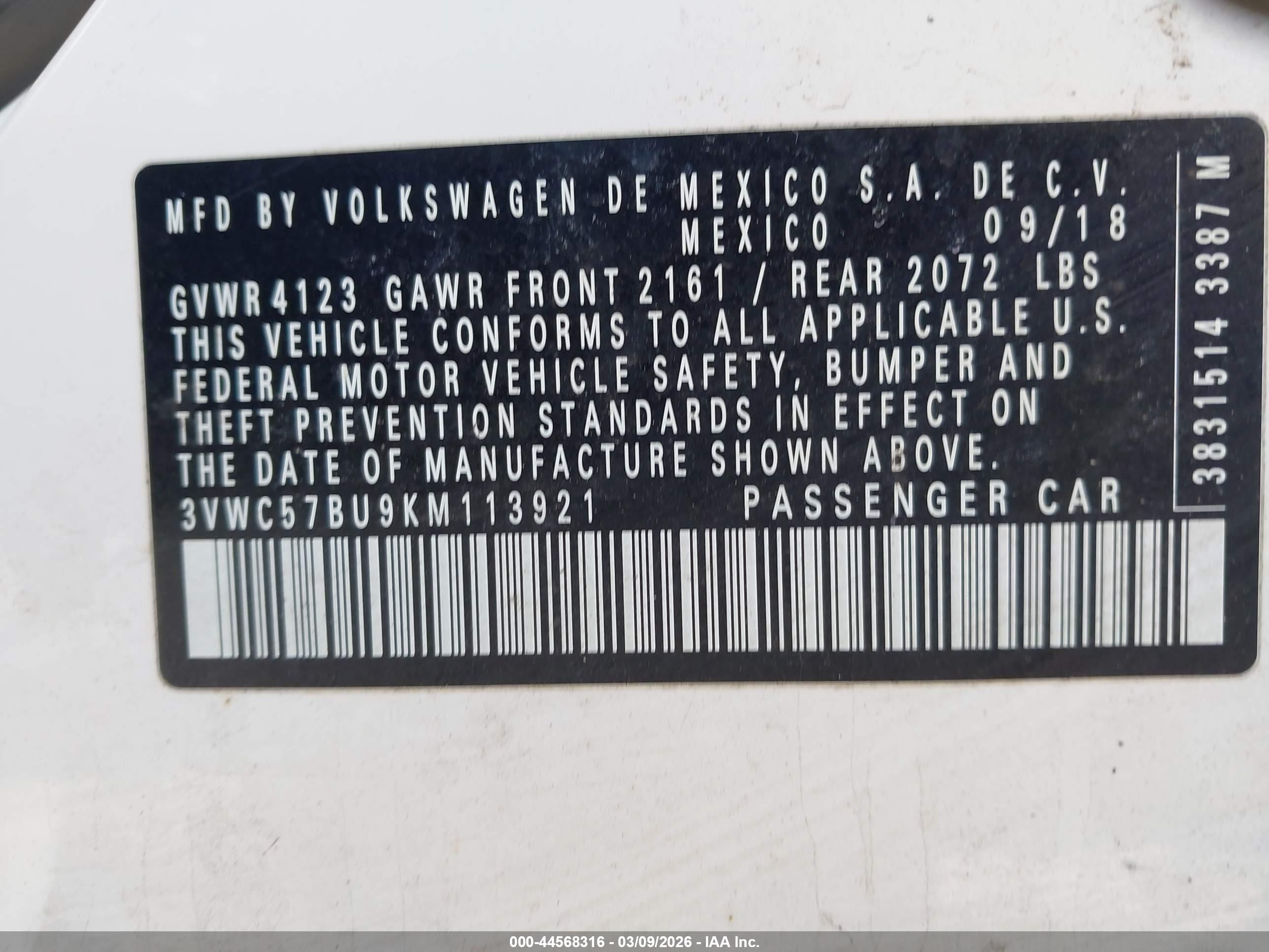 VOLKSWAGEN JETTA image 9