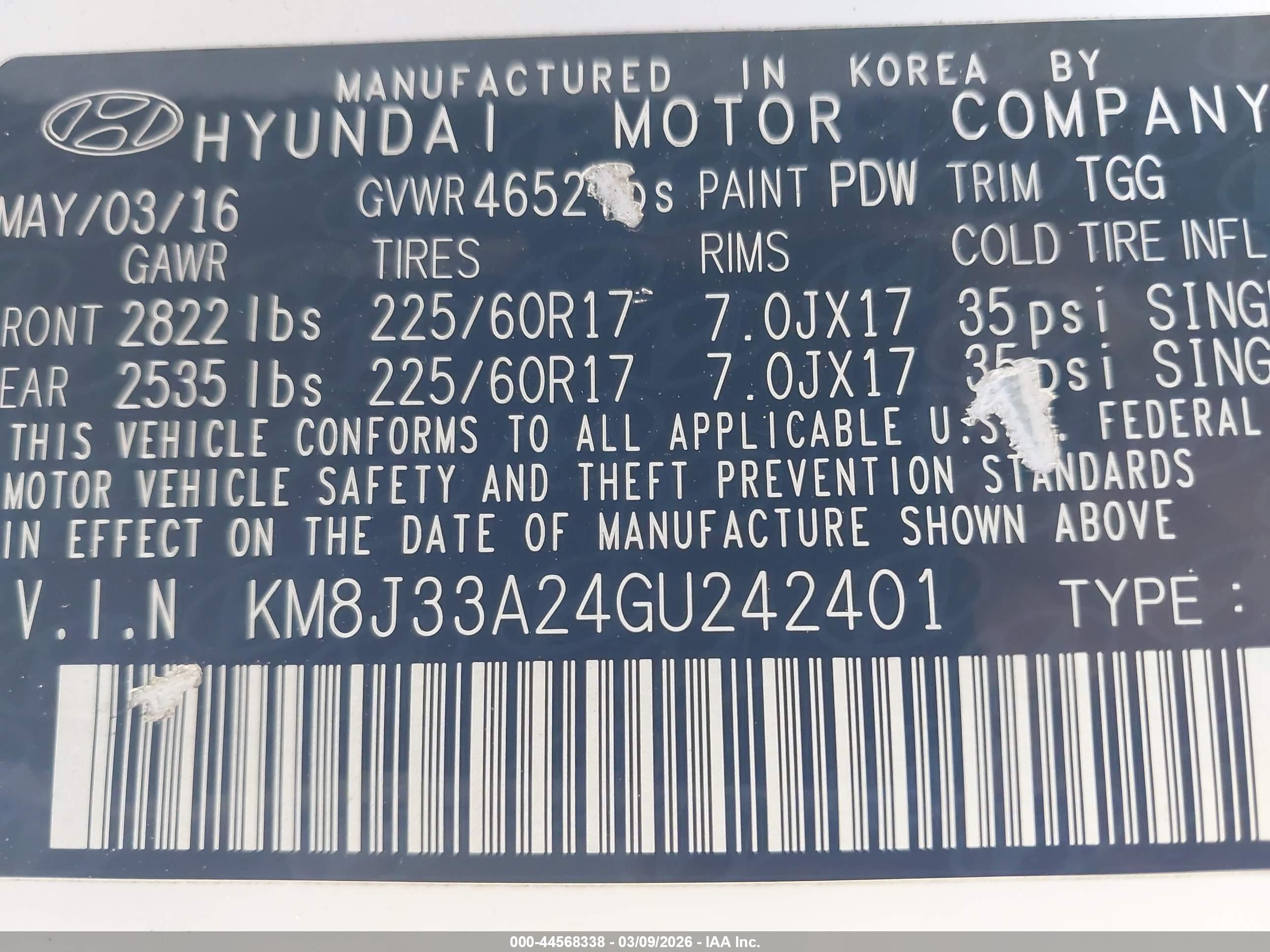 HYUNDAI TUCSON image 9