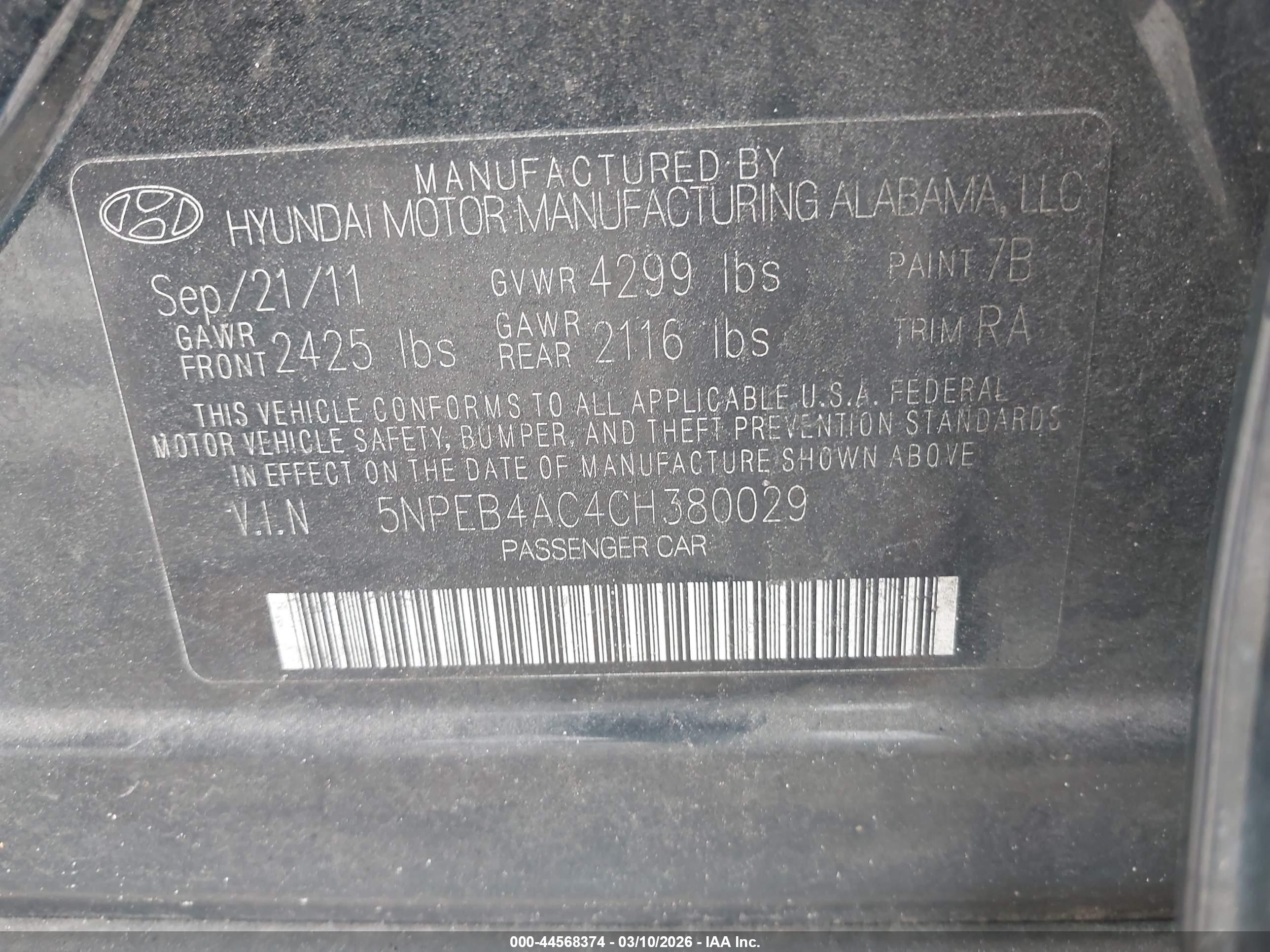 HYUNDAI SONATA image 9