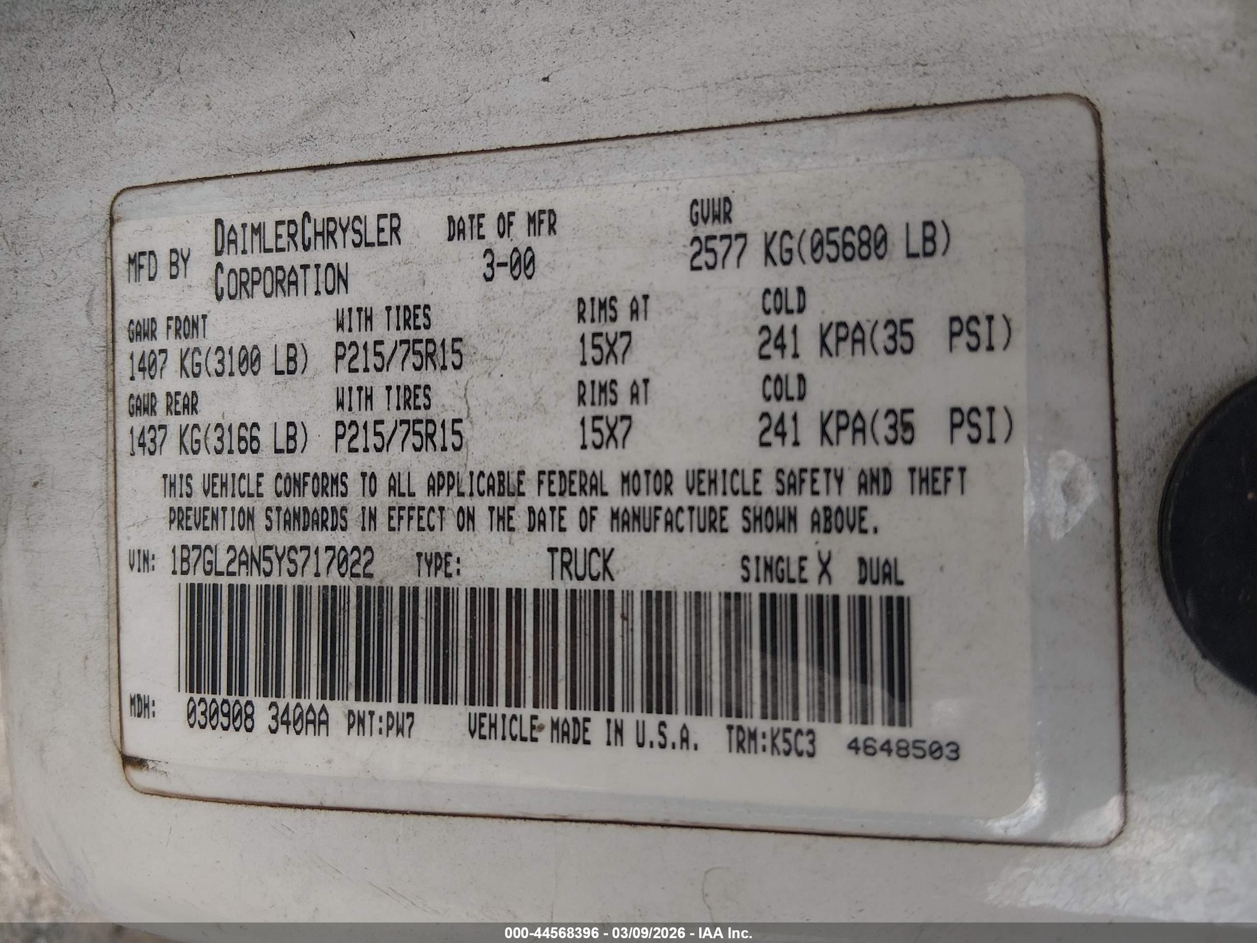DODGE DAKOTA image 9