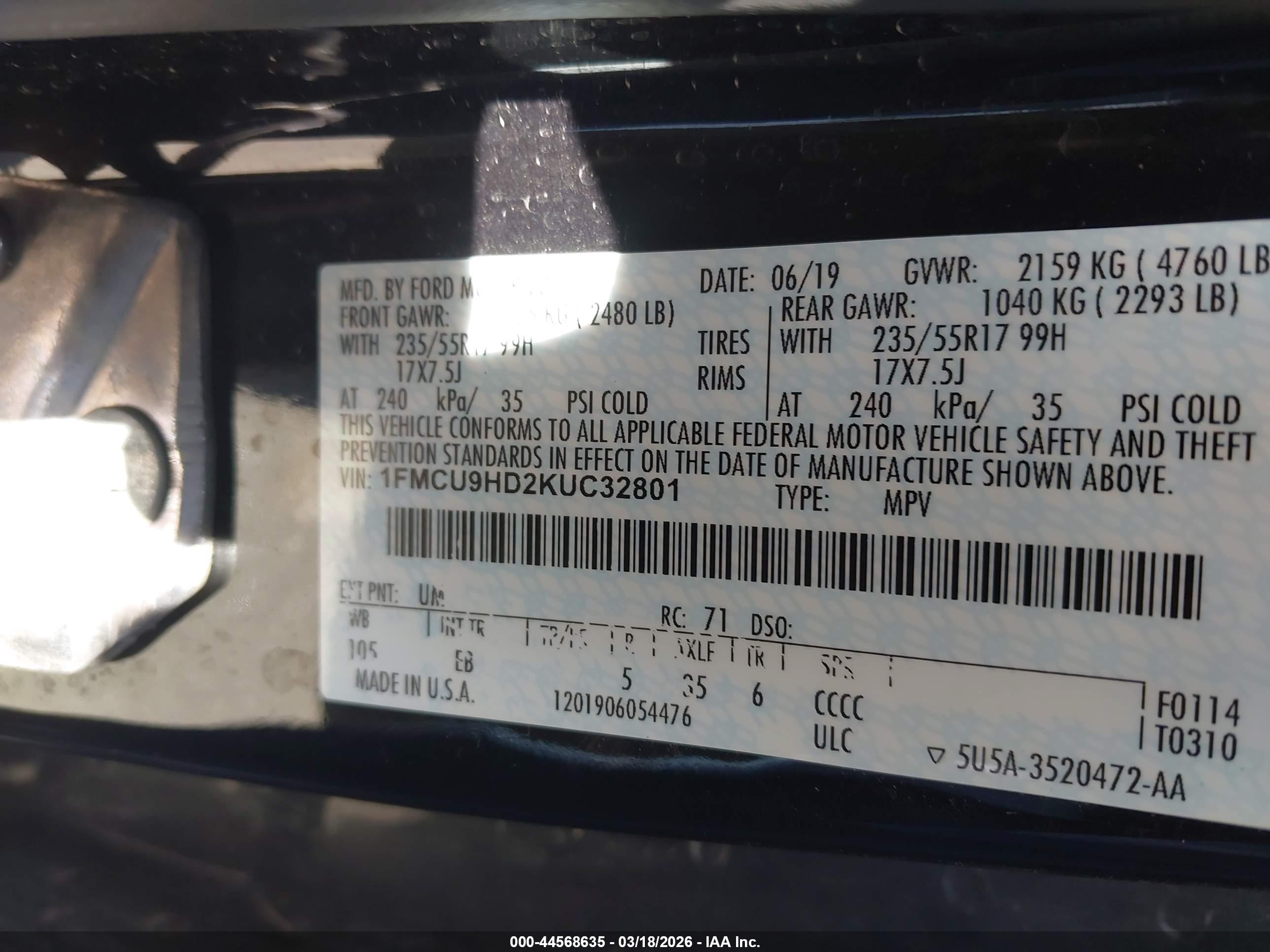 FORD ESCAPE image 9